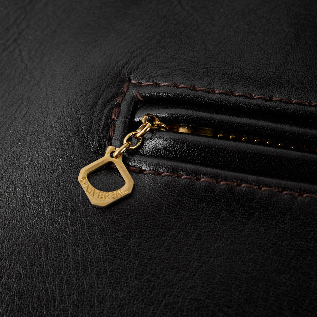 y'2 leather | aniline steer single riders (lsr-42)- black (teacore) - Bild 5