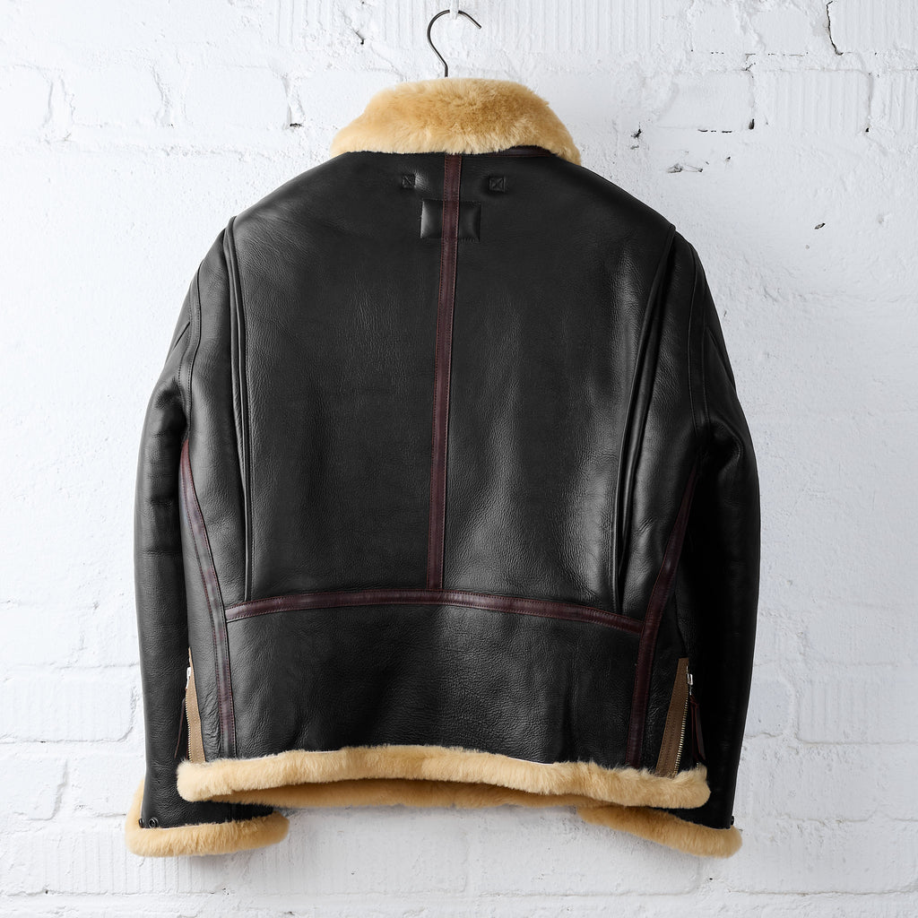 y'2 leather | colomer mouton type b-6 - black - Bild 5