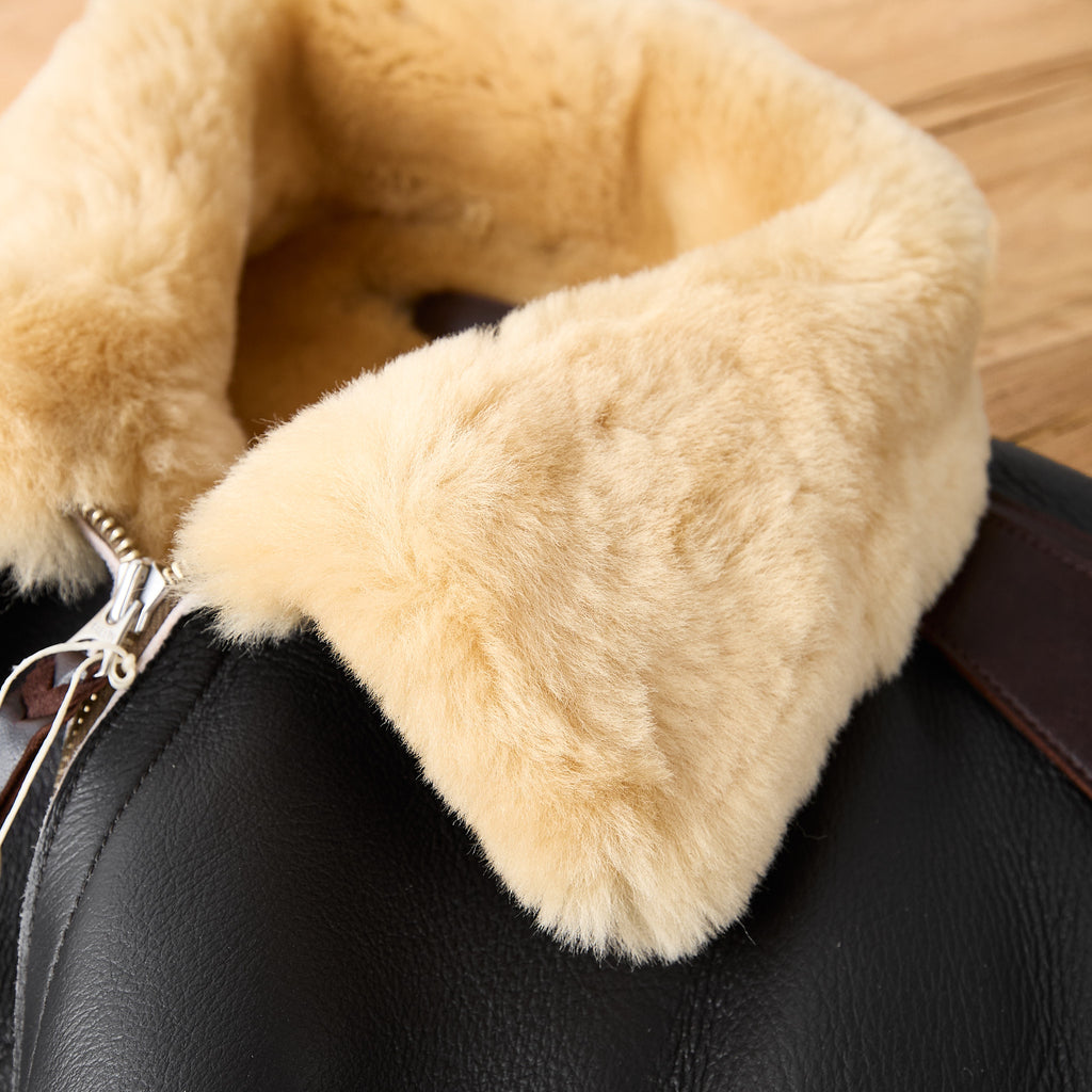 y'2 leather | colomer mouton type b-6 - black - Bild 6