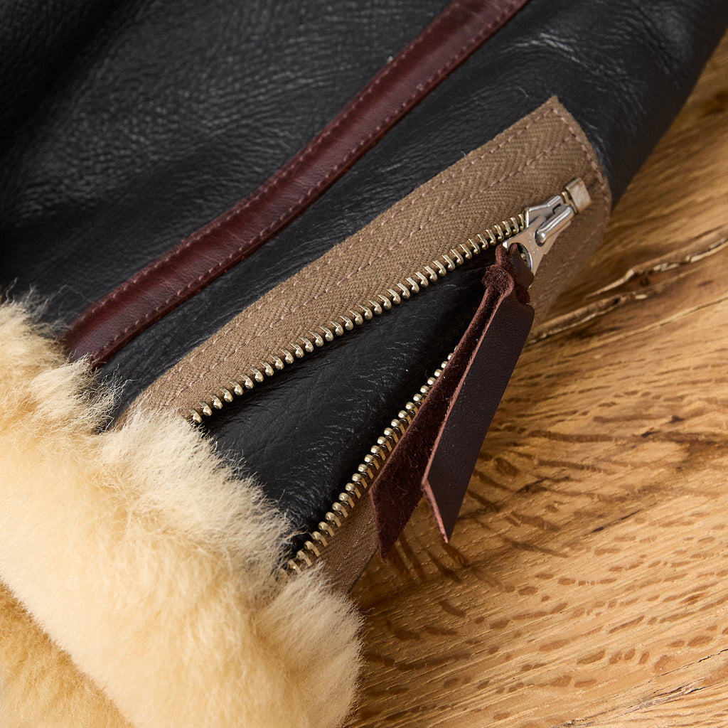 y'2 leather | colomer mouton type b-6 - black - Bild 8