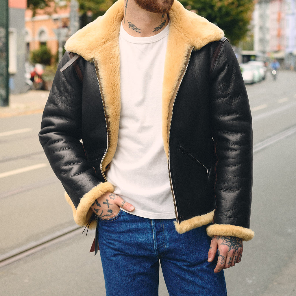 y'2 leather | colomer mouton type b-6 - black - Bild 4