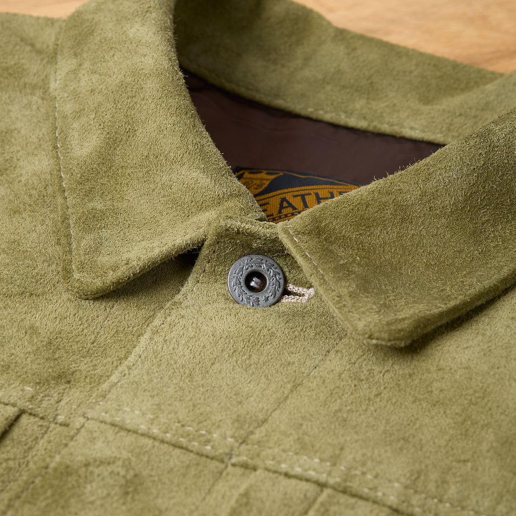 y'2 leather | khaki horse roughout type 1 jacket (hsb-140-t) - Bild 5
