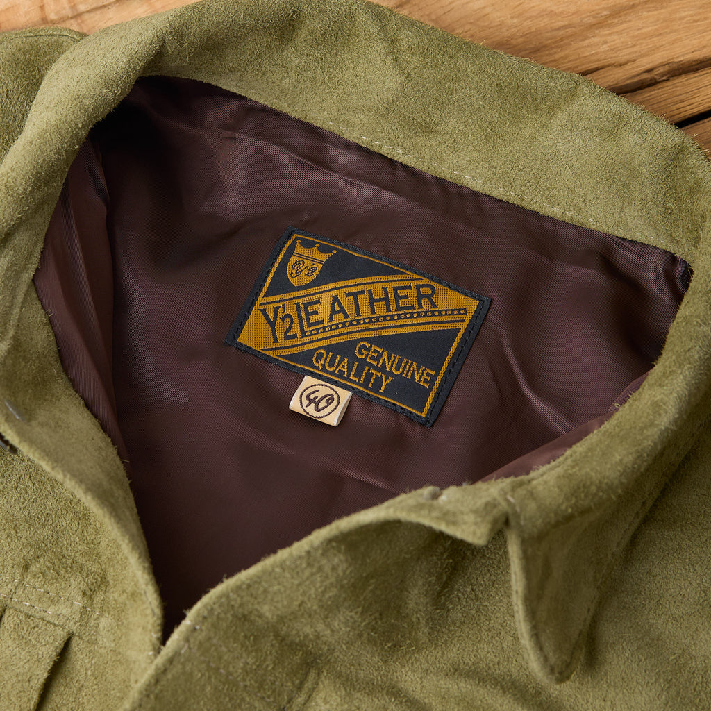 y'2 leather | khaki horse roughout type 1 jacket (hsb-140-t) - Bild 6
