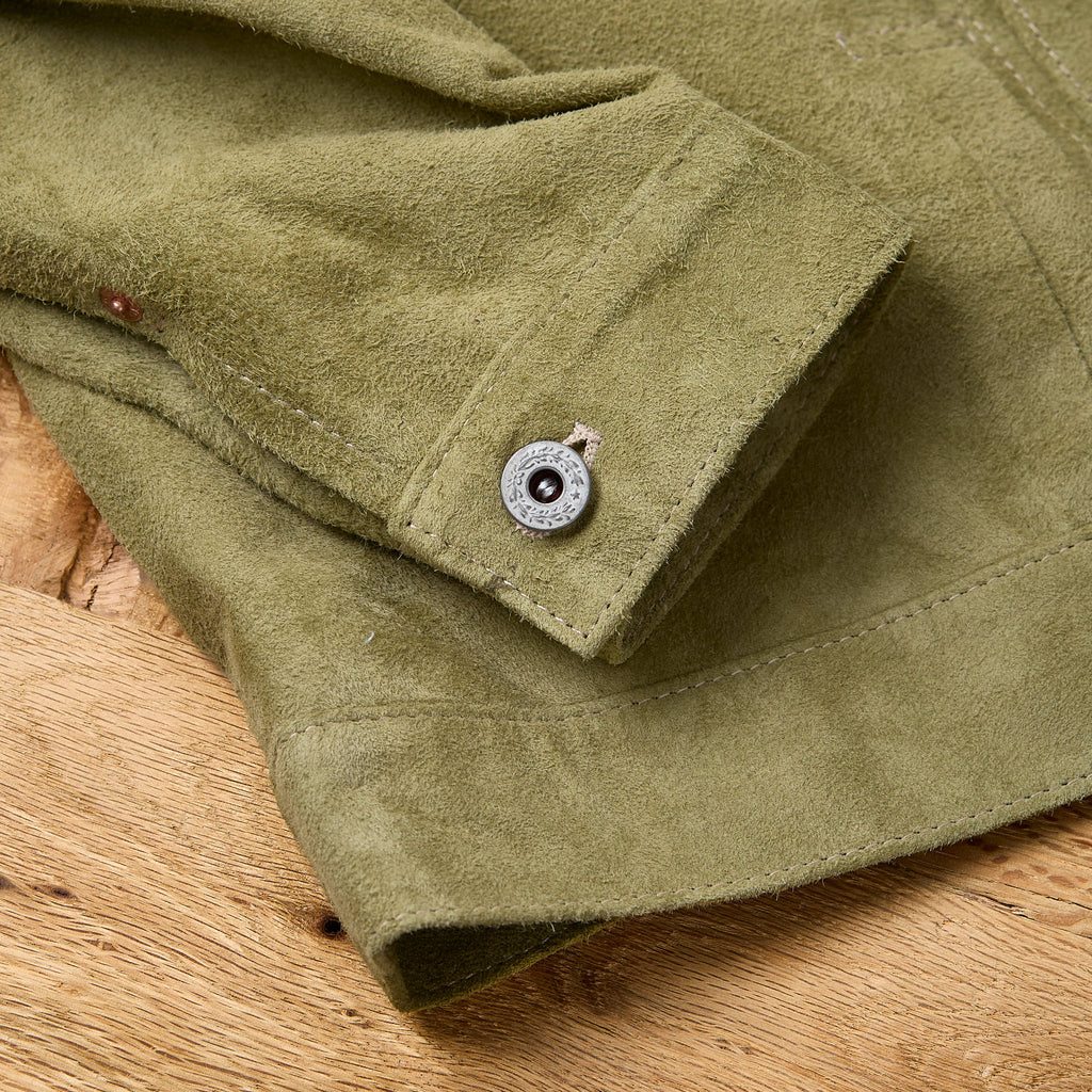 y'2 leather | khaki horse roughout type 1 jacket (hsb-140-t) - Bild 7