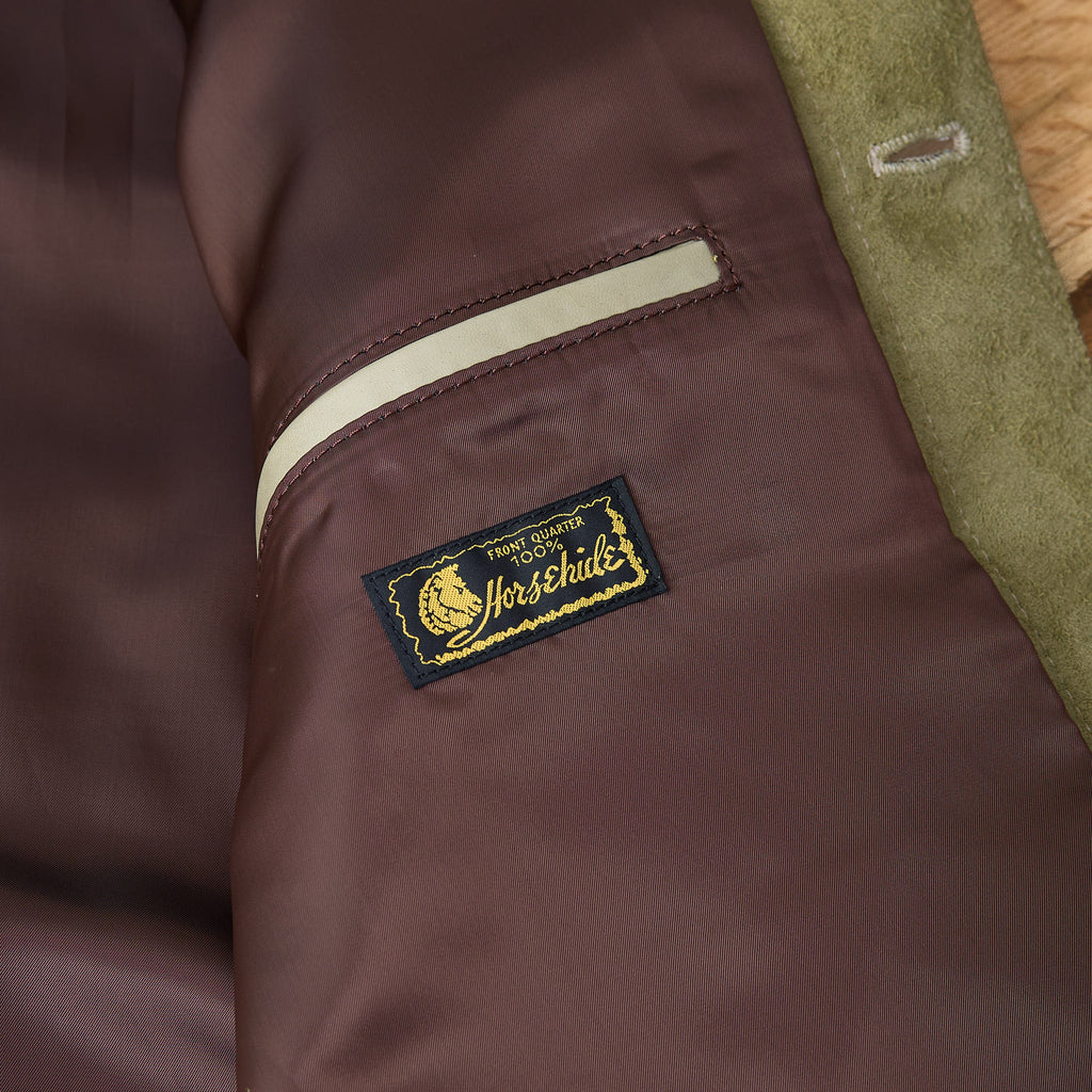 y'2 leather | khaki horse roughout type 1 jacket (hsb-140-t) - Bild 8