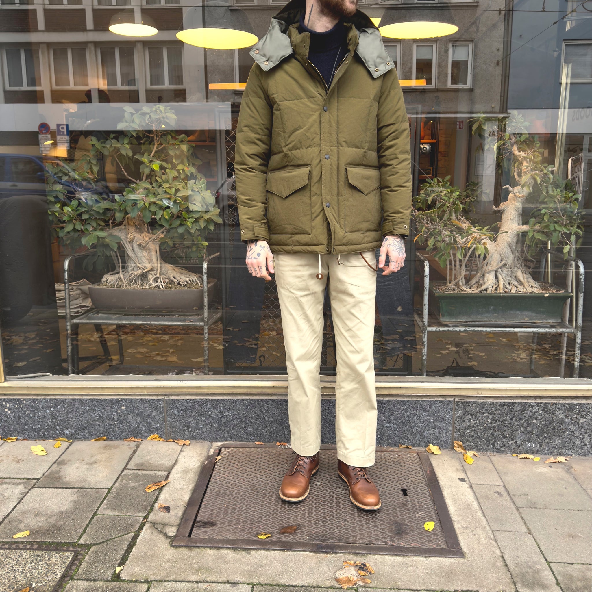 zanter | 6740 down parka vintage 1956 - olive – stuf|f-official