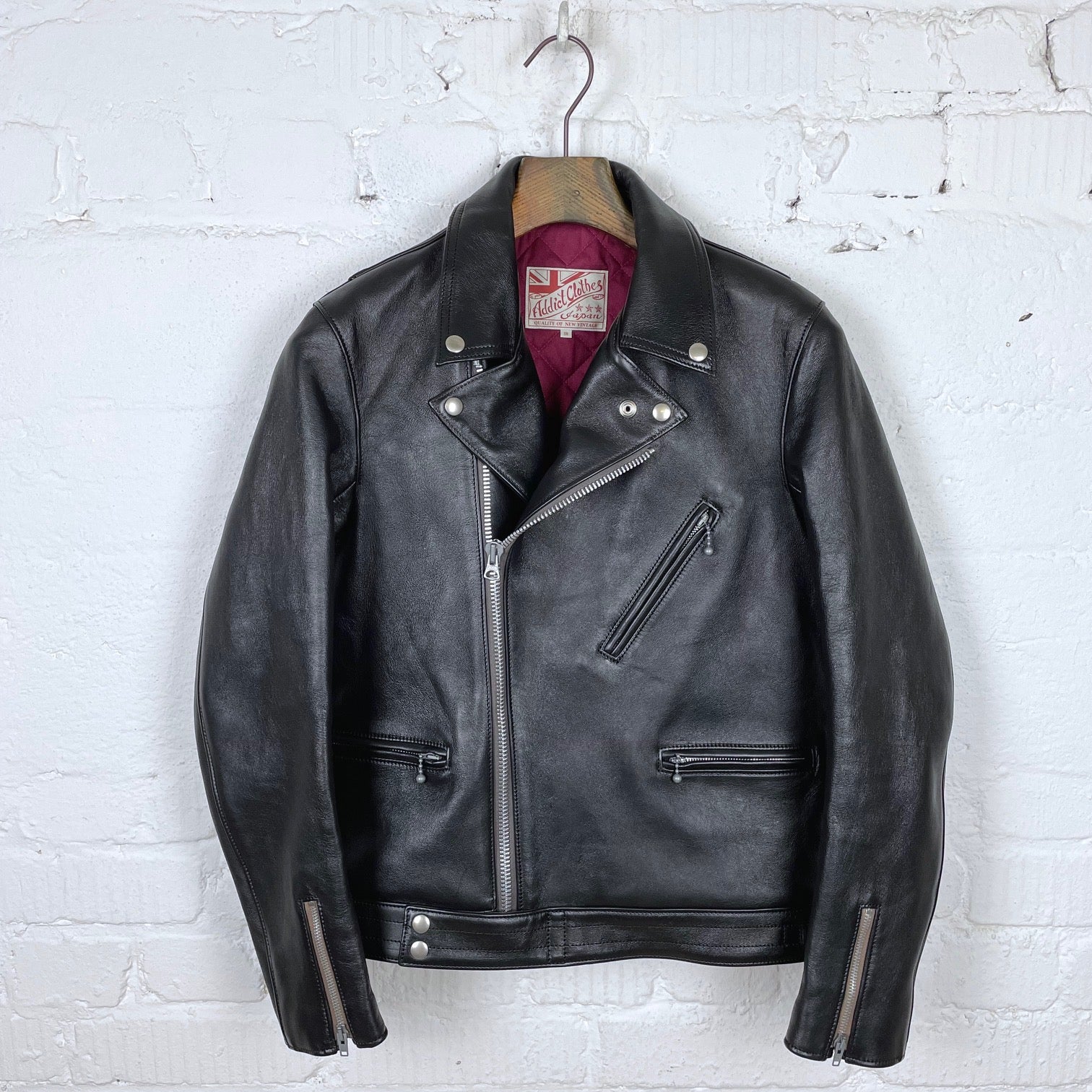 addict clothes | ad-03 british asymmetry jacket (black sheep