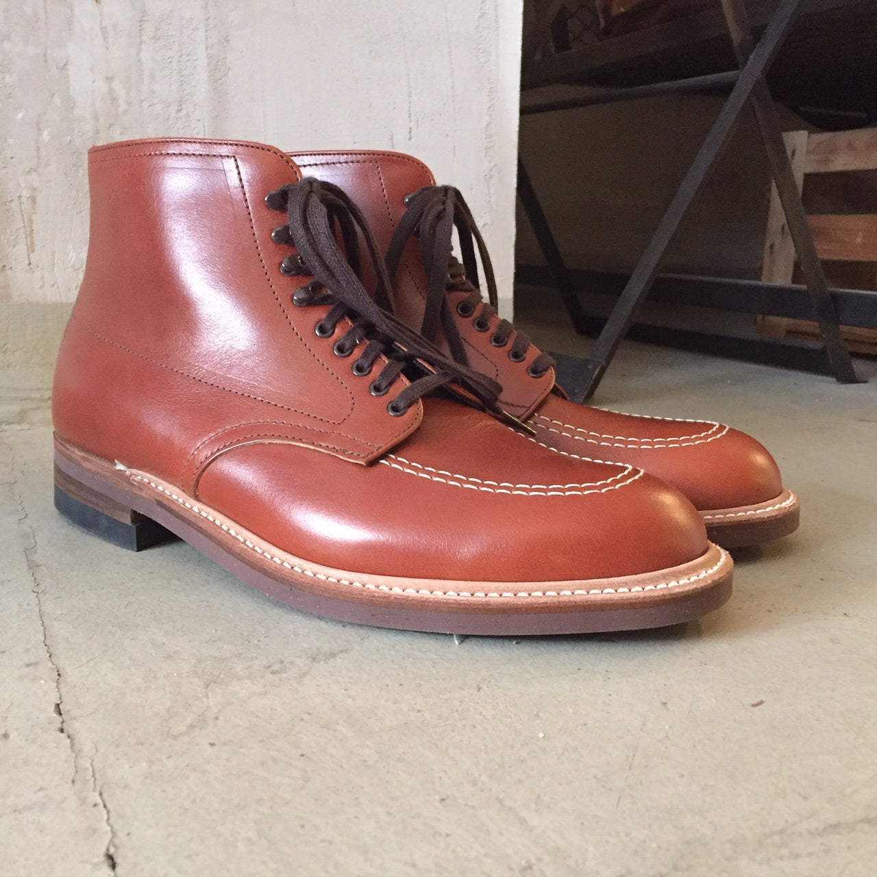 Alden 405 Indy boots, 9E alden 405 indy boot classic brown
