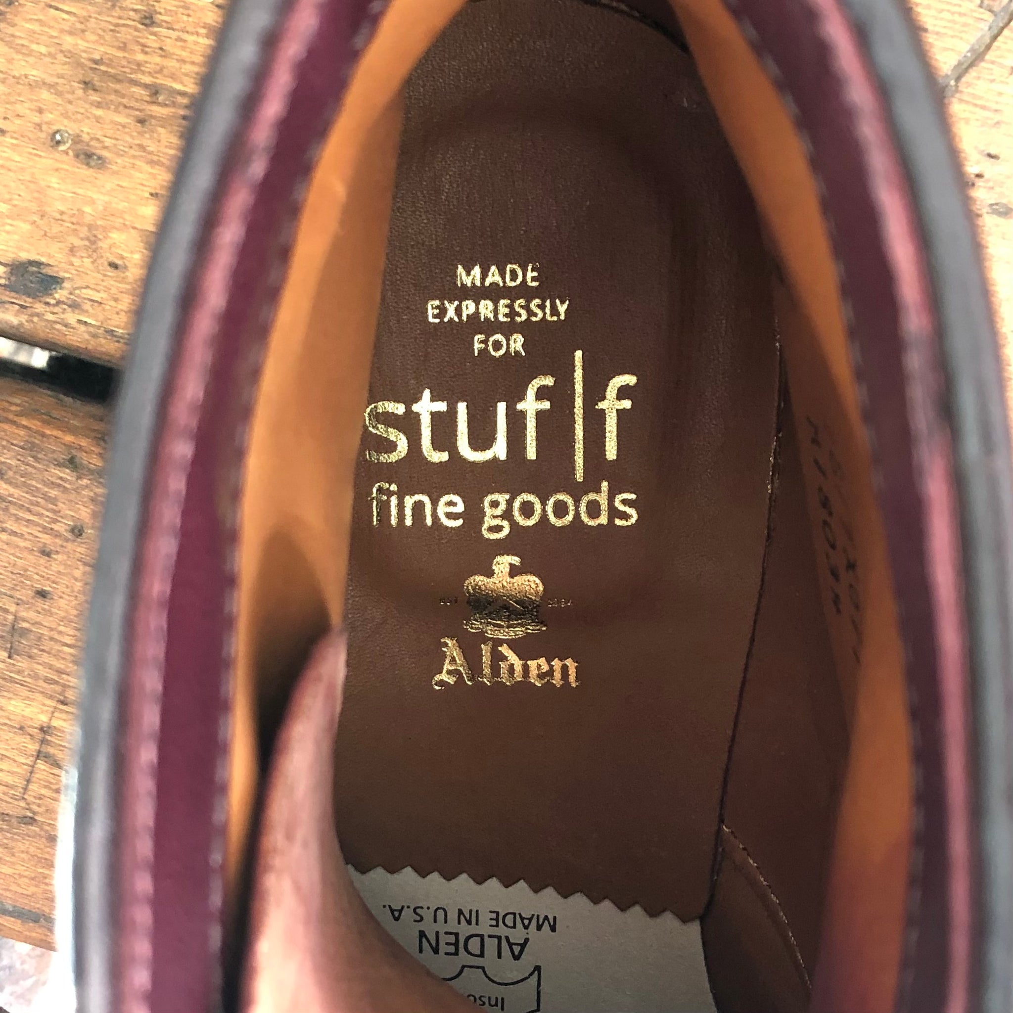 alden x stuf|f | color 8 shell cordovan cap toe boot – stuf alden x stuf|f | color 8 shell cordovan cap toe boot – stuf