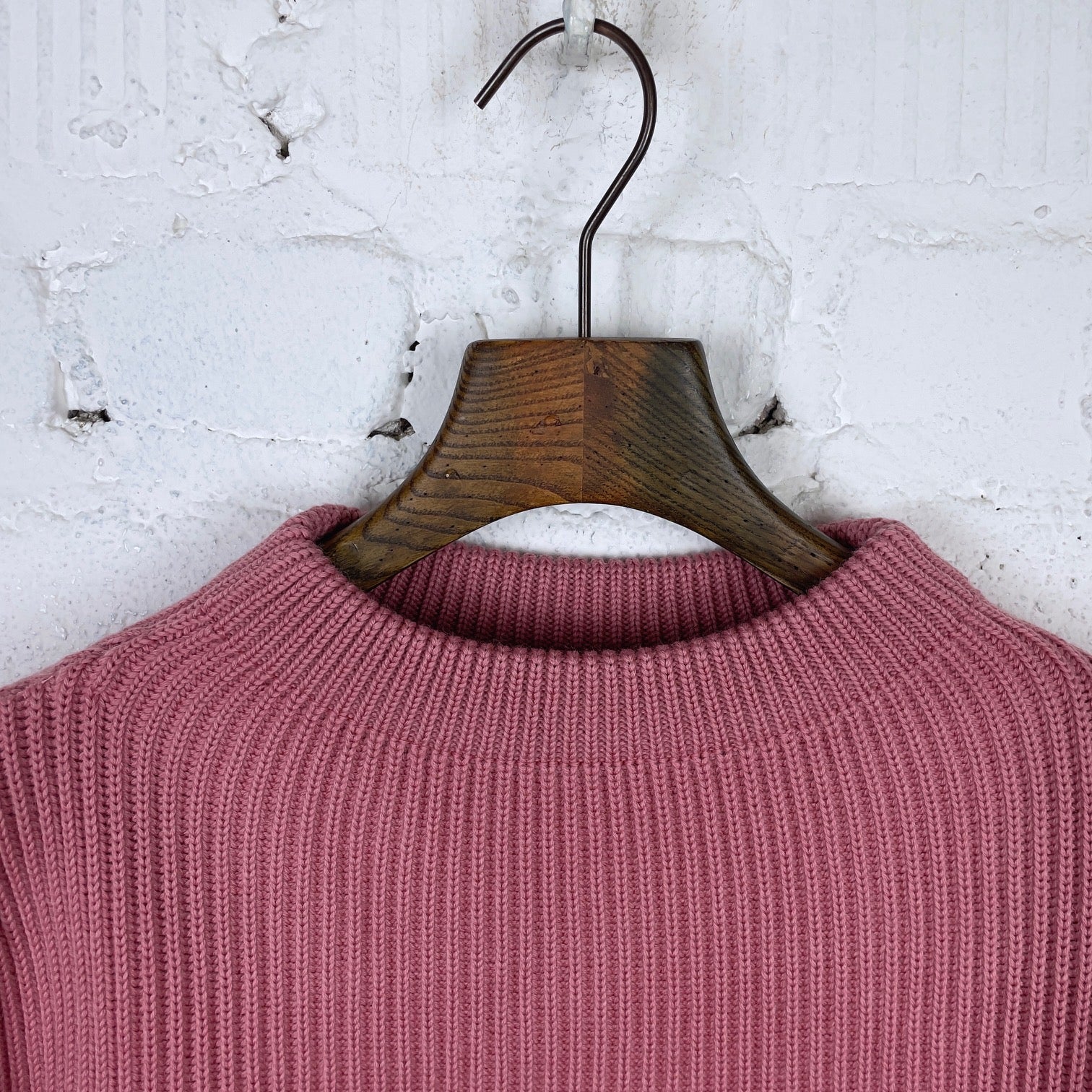 andersen-andersen | navy crewneck sweater lyserod – stuf|f-official