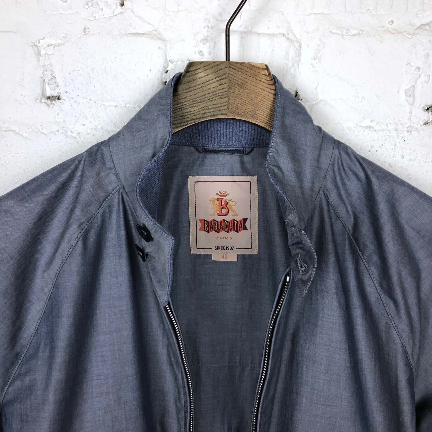 g9 af shirt fabric classic harrington jacket chambray baracuta