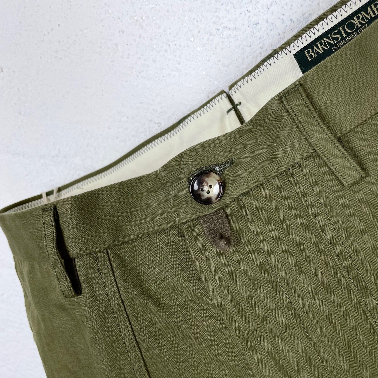 パンツ BARNSTORMER 1333P DRESS FATIGUE PANTS 1333p dress fatigue olive | barnstormer | made in japan