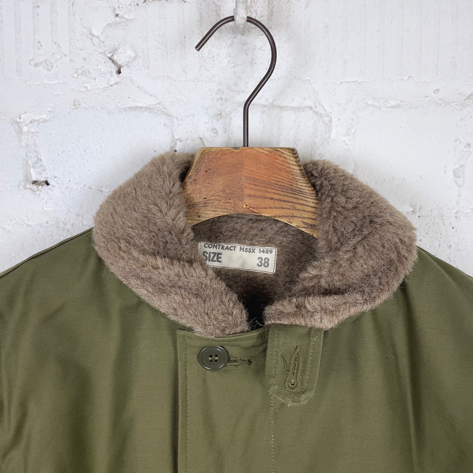 buzz rickson's | br15338 type n-1 olive “cotton sateen version