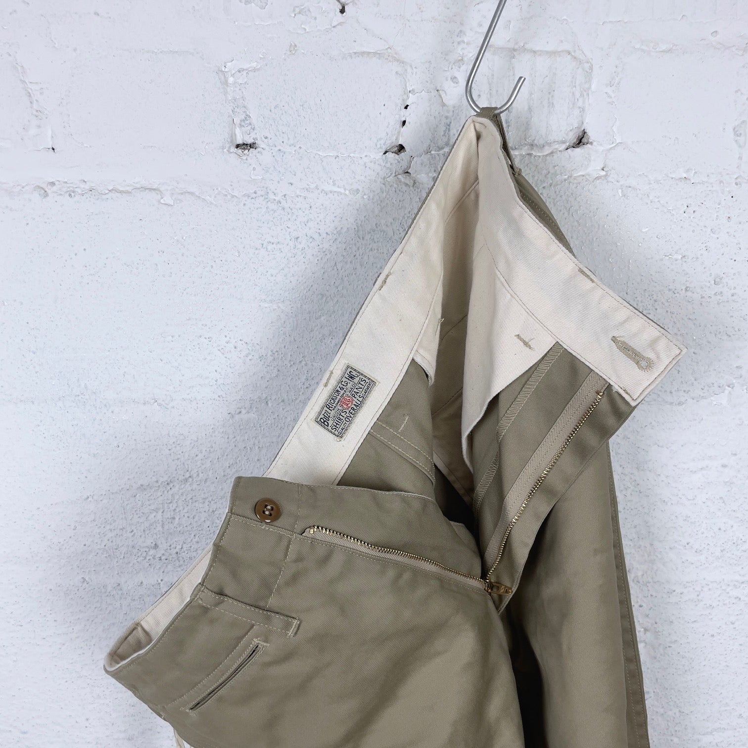 original spec chinos khaki | buzz rickson's | made in japan – stuf|f ...