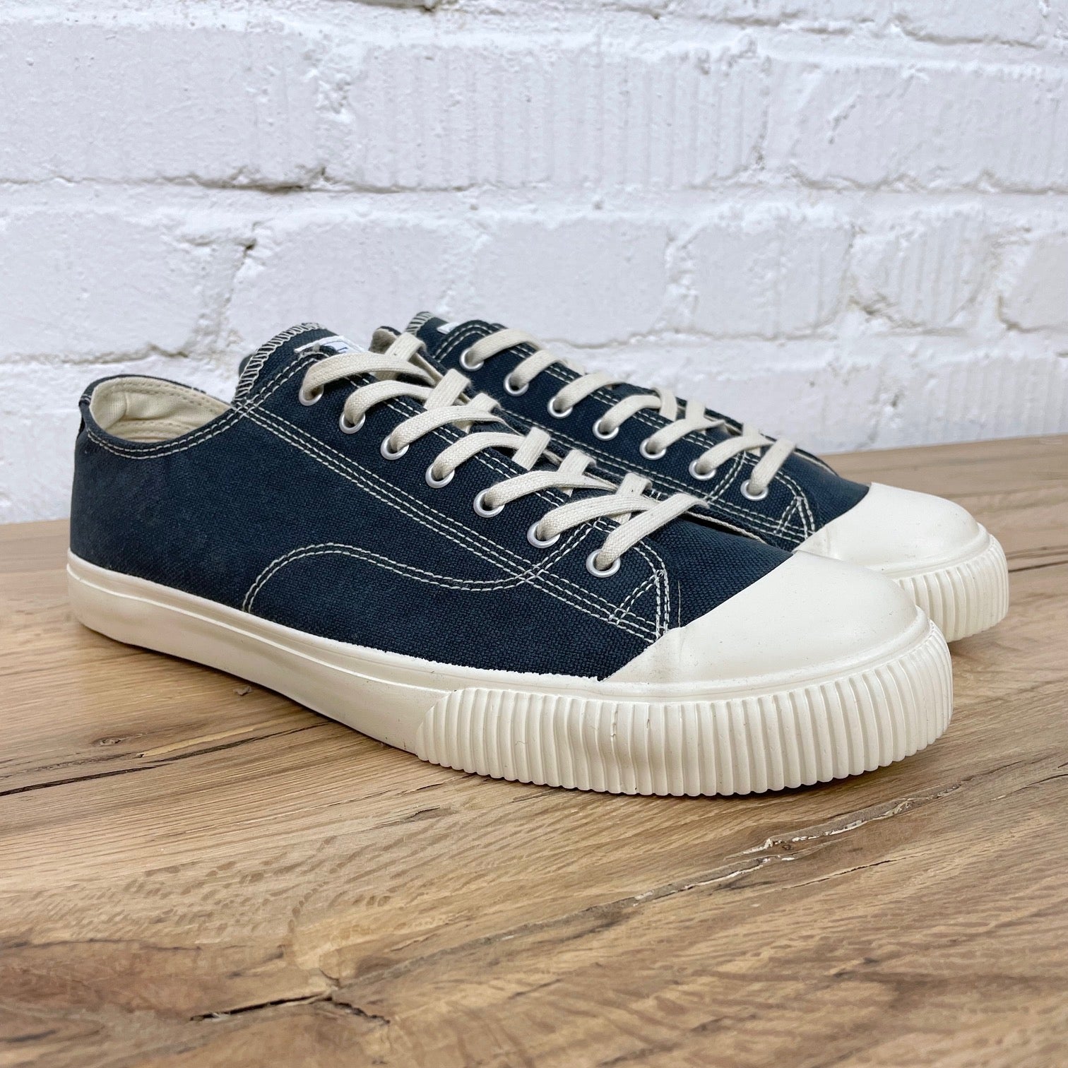 military standard low canvas sneaker - abyss navy | catchball x