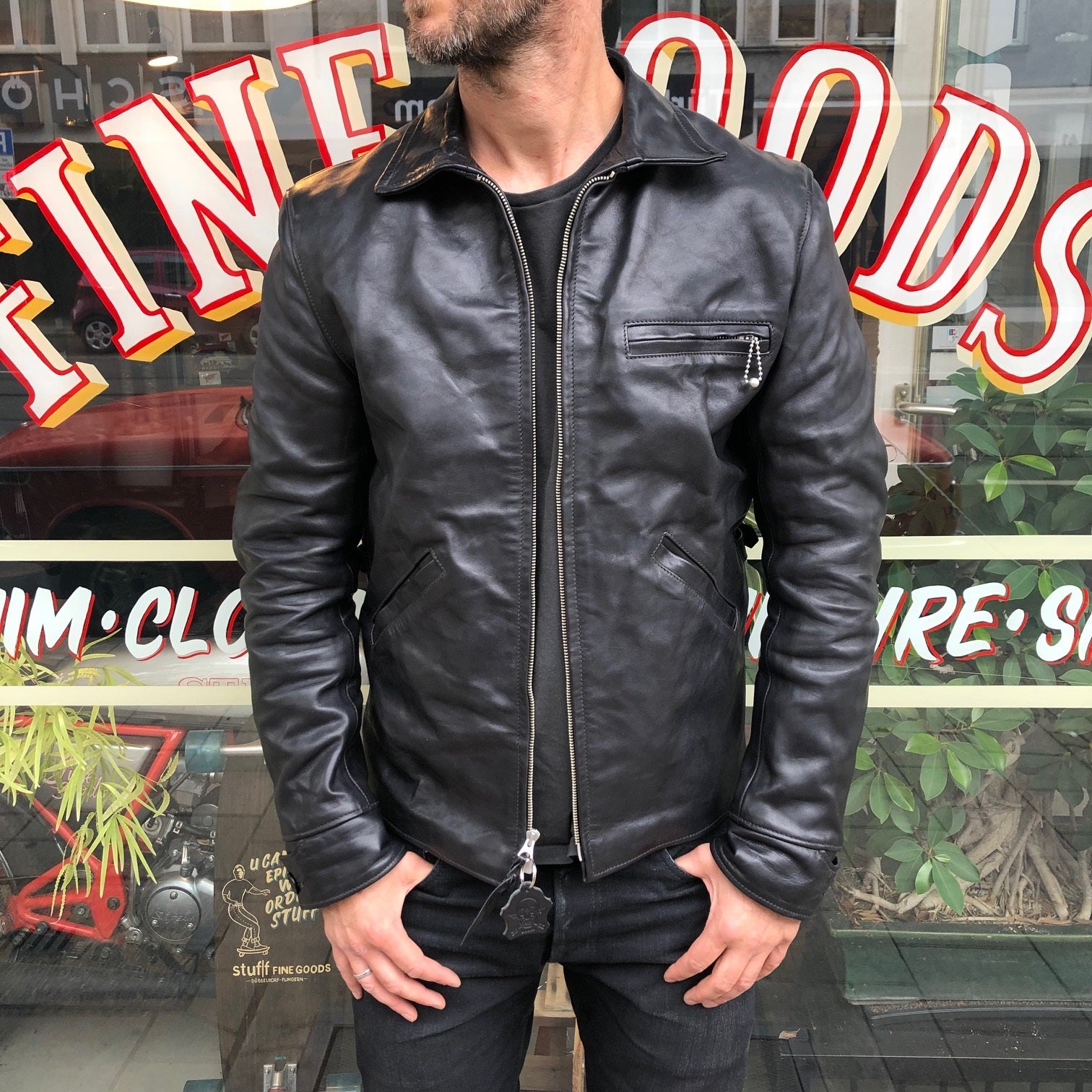 G Elmc Leather Flight Jacket Eastman Leather Californian Elmc