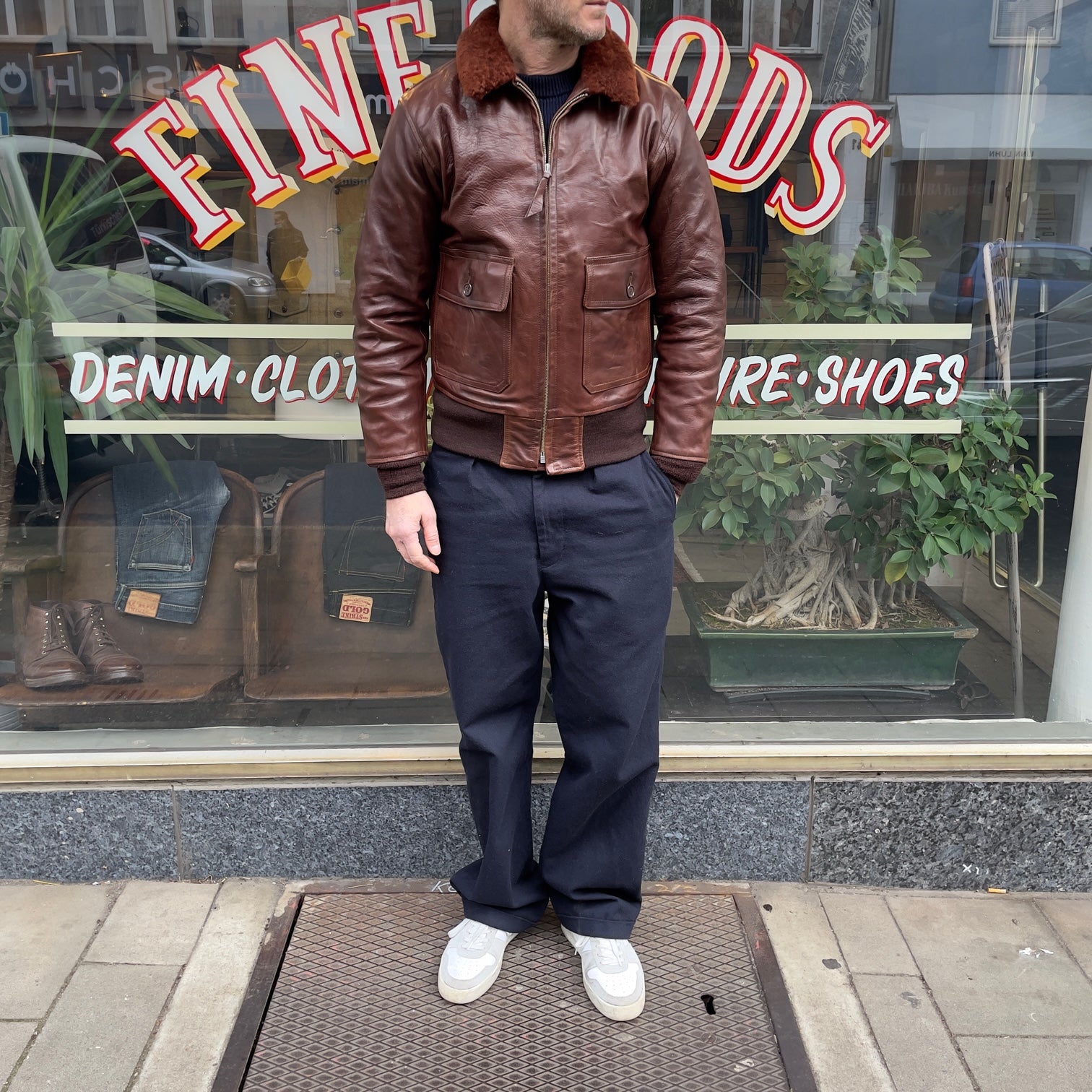 elmc g-1 us navy horsehide jacket