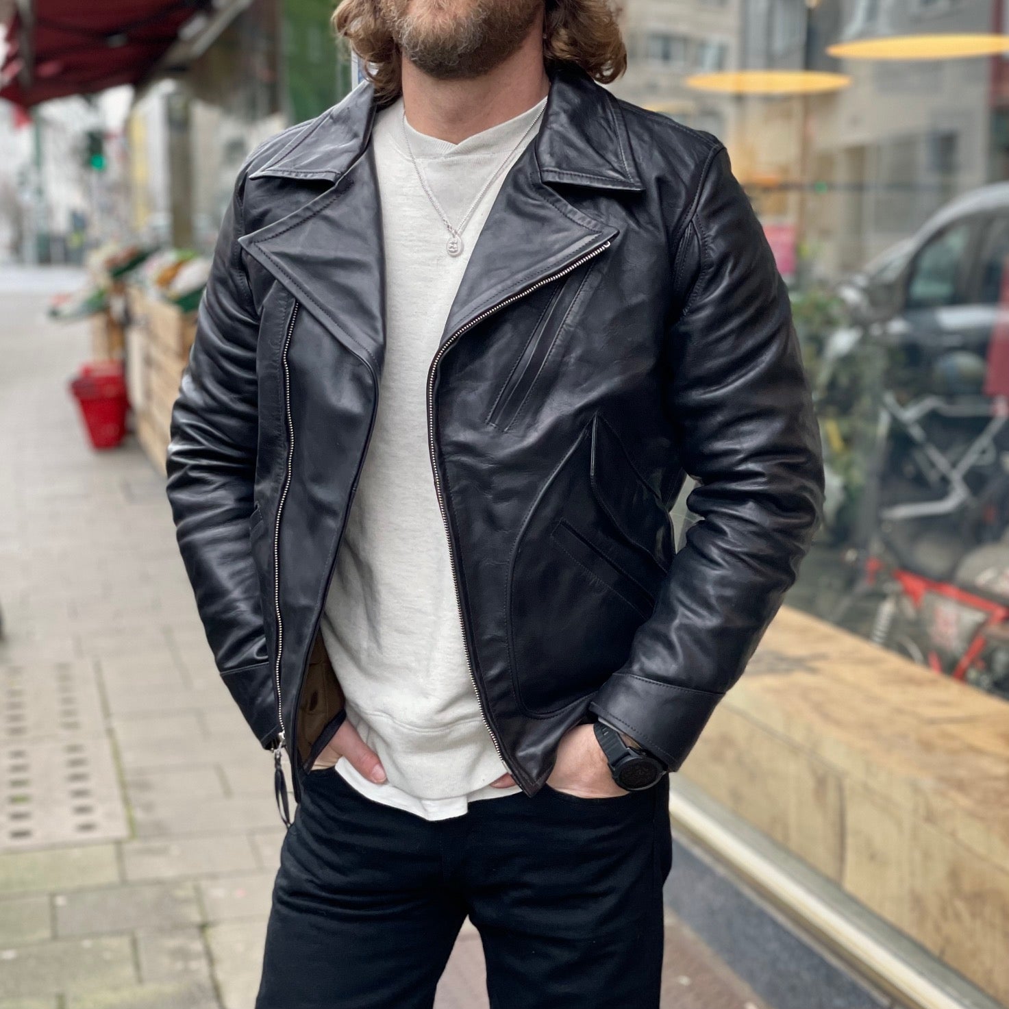 elmc windward jacket black (long)