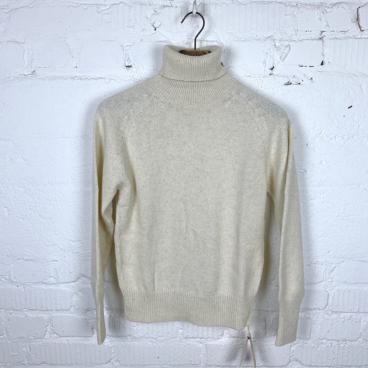piero alpaca turtleneck sweater off-white | fortela | made in italy ...