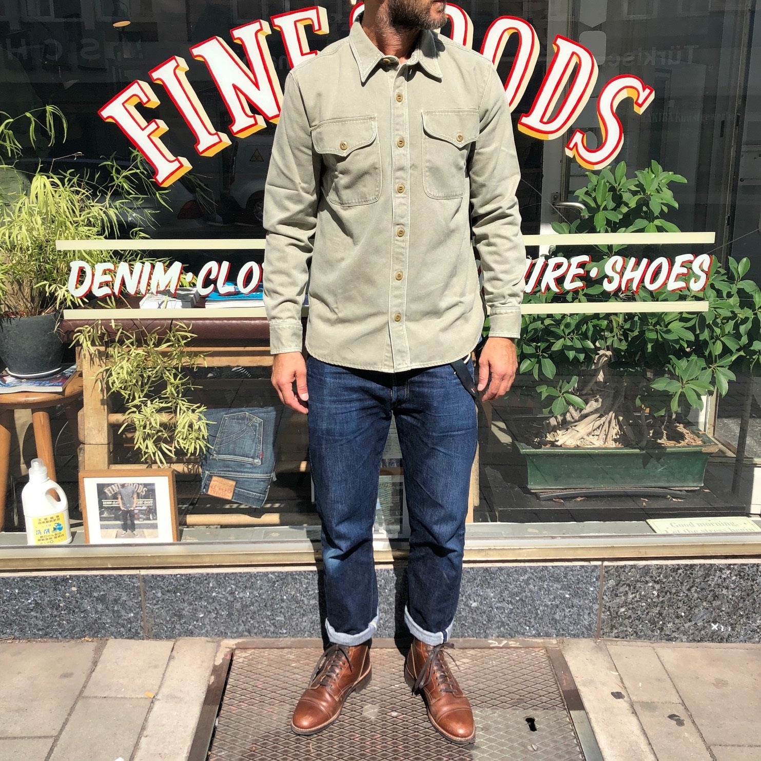 Freenote Cloth freenote cloth | utility shirt olive – stuf|f-official