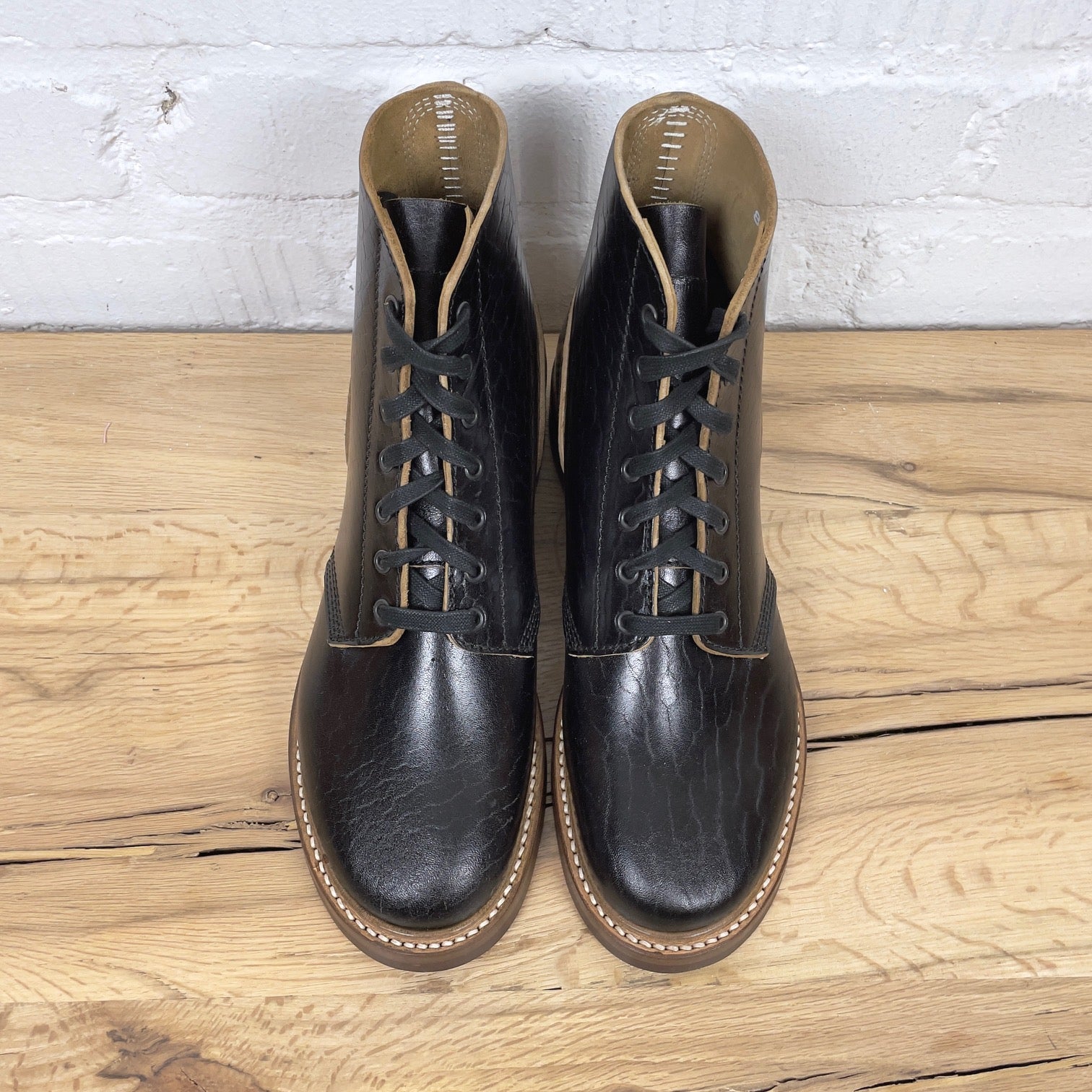 m-43 service shoes / shinki hikaku black / tea-core horsebutt