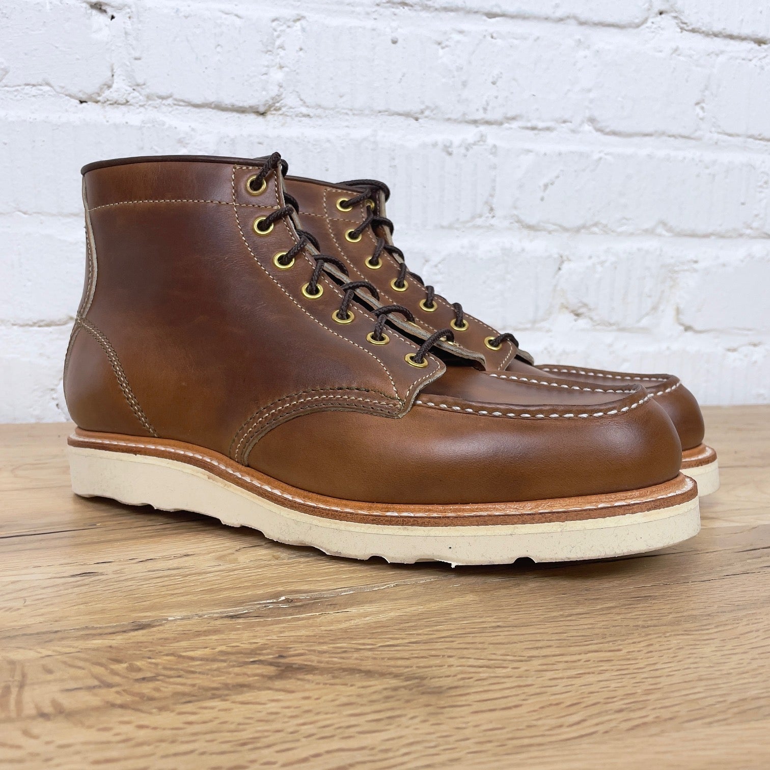 john lofgren moc toe boot whiskey cavalier