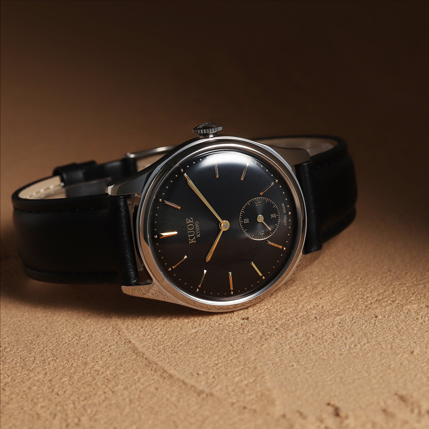 old smith 90-001 black x black leather - sapphire glass upgrade