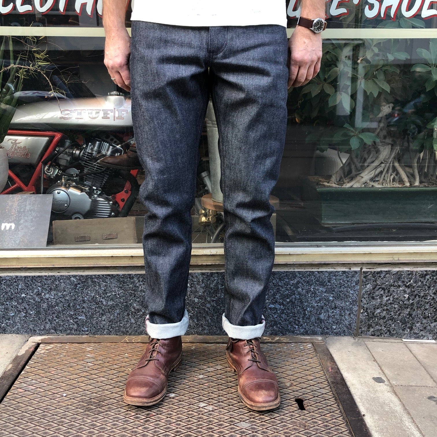 left field nyc atlas vidalia mills 14oz usa denim jean