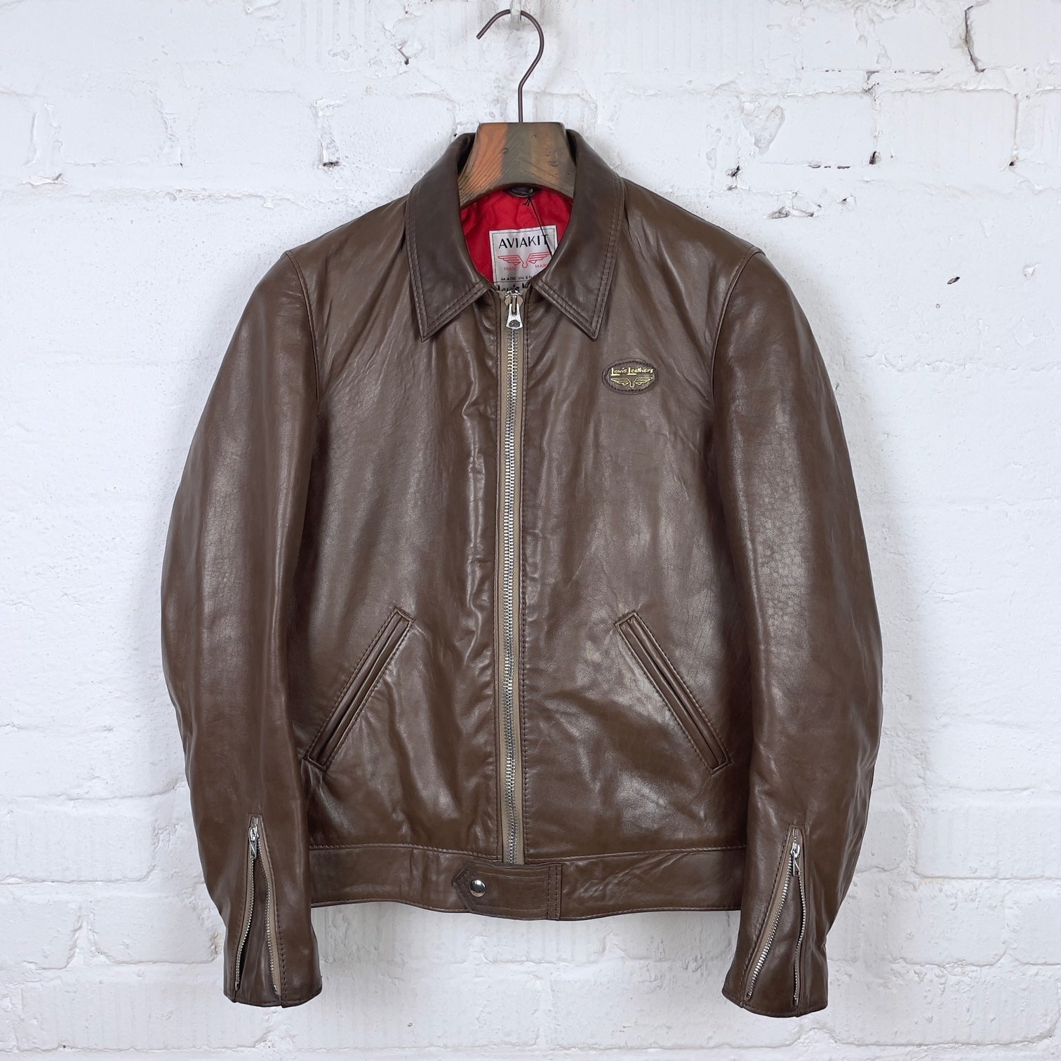 【セール】Lewis Leathers ブラウン コルセア lewis-leathers-stuff-the-