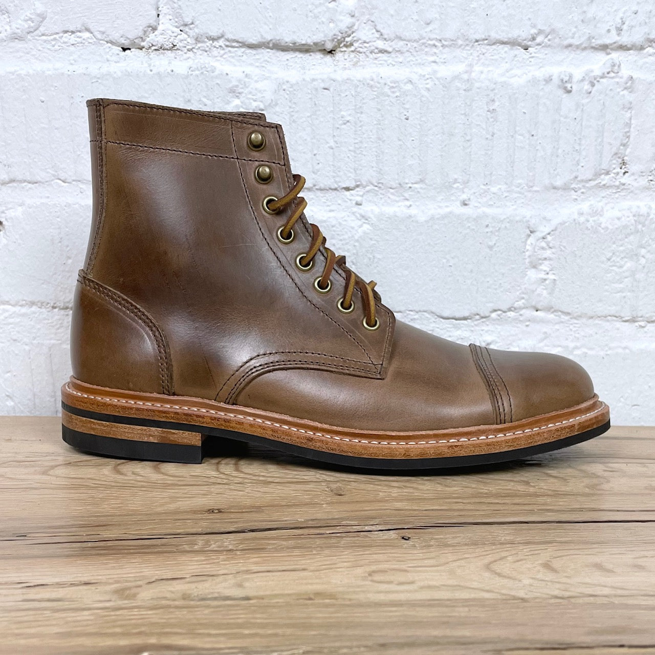 cap toe trench boot natural chromexcel | oak street bootmakers | made ...