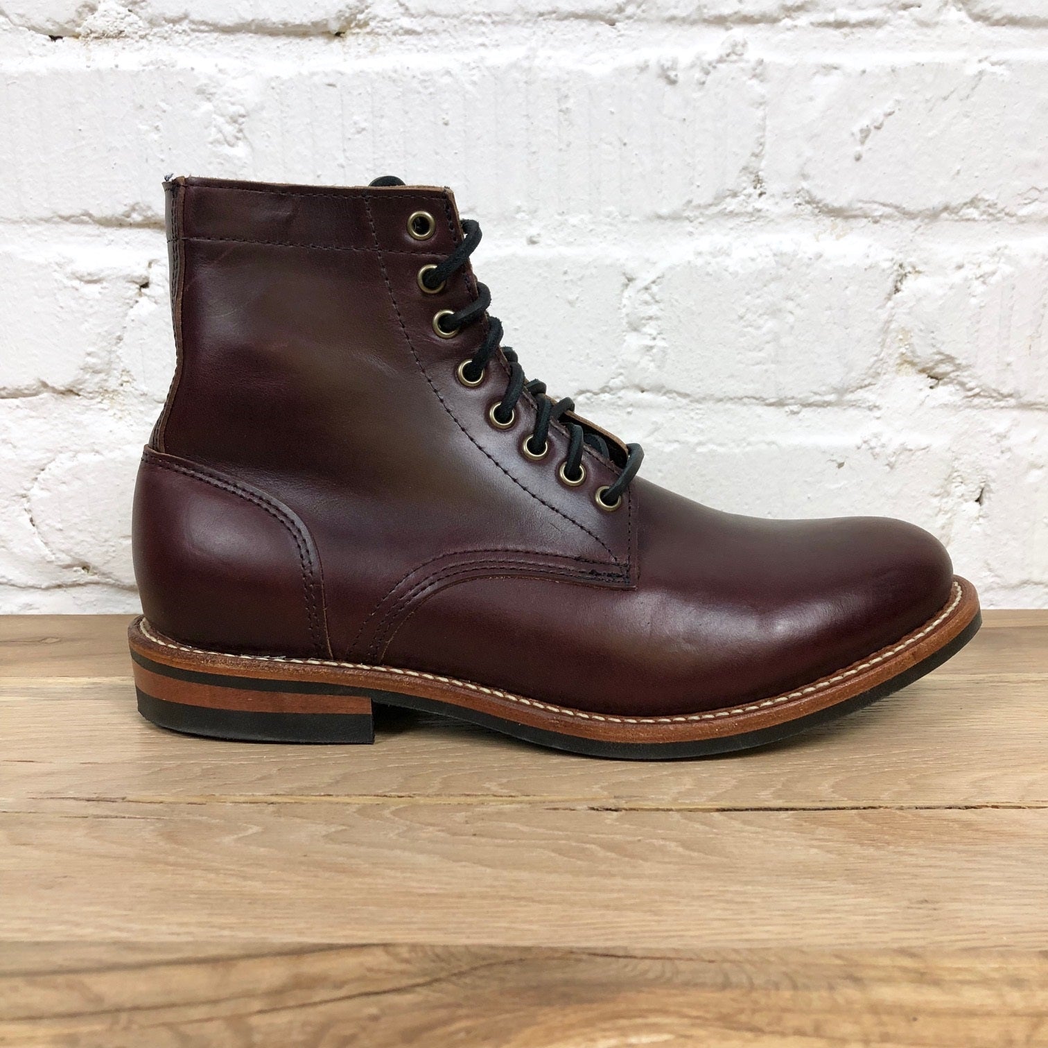 Black dainite trench boot online