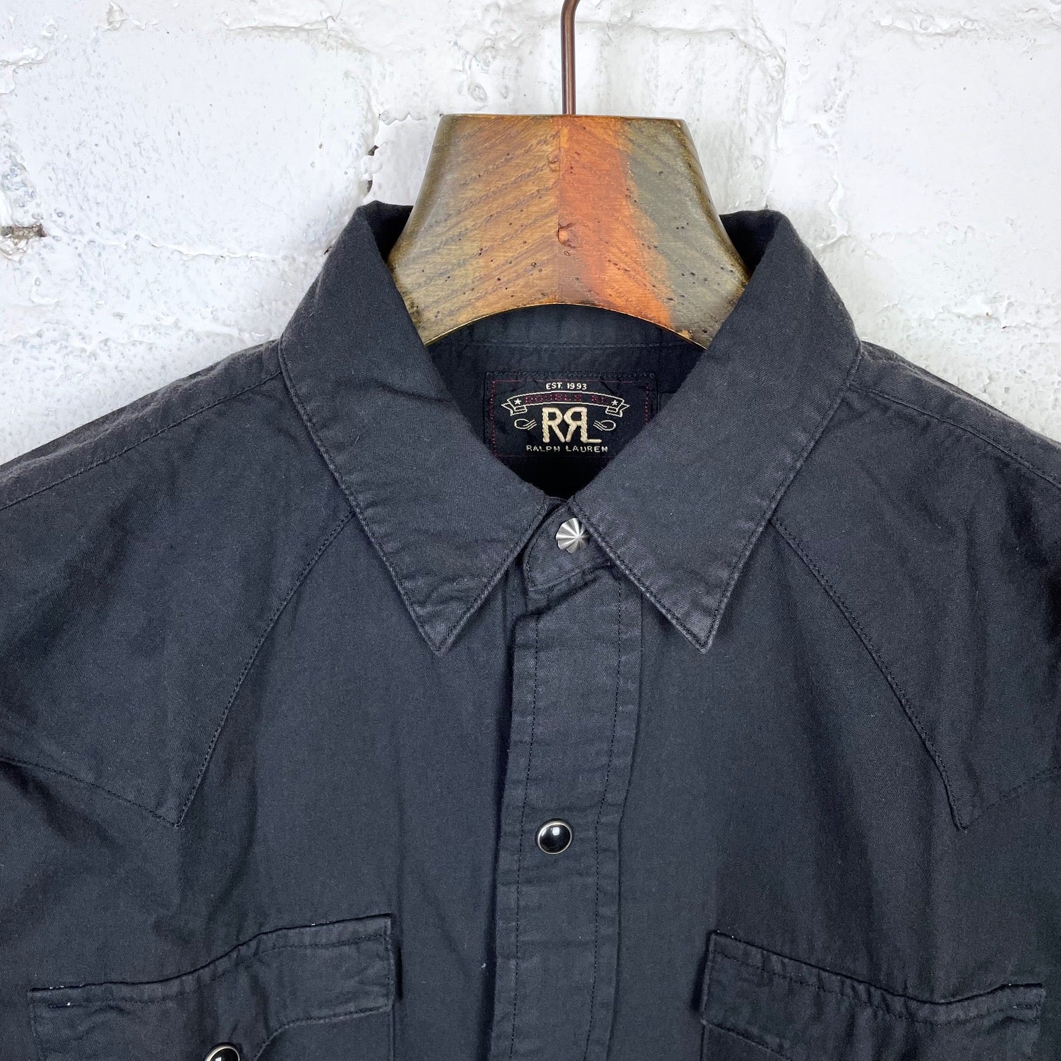 rrl | heritage western shirt - black polo stuf|f-official rrl | heritage western shirt - black polo stuf|f-official