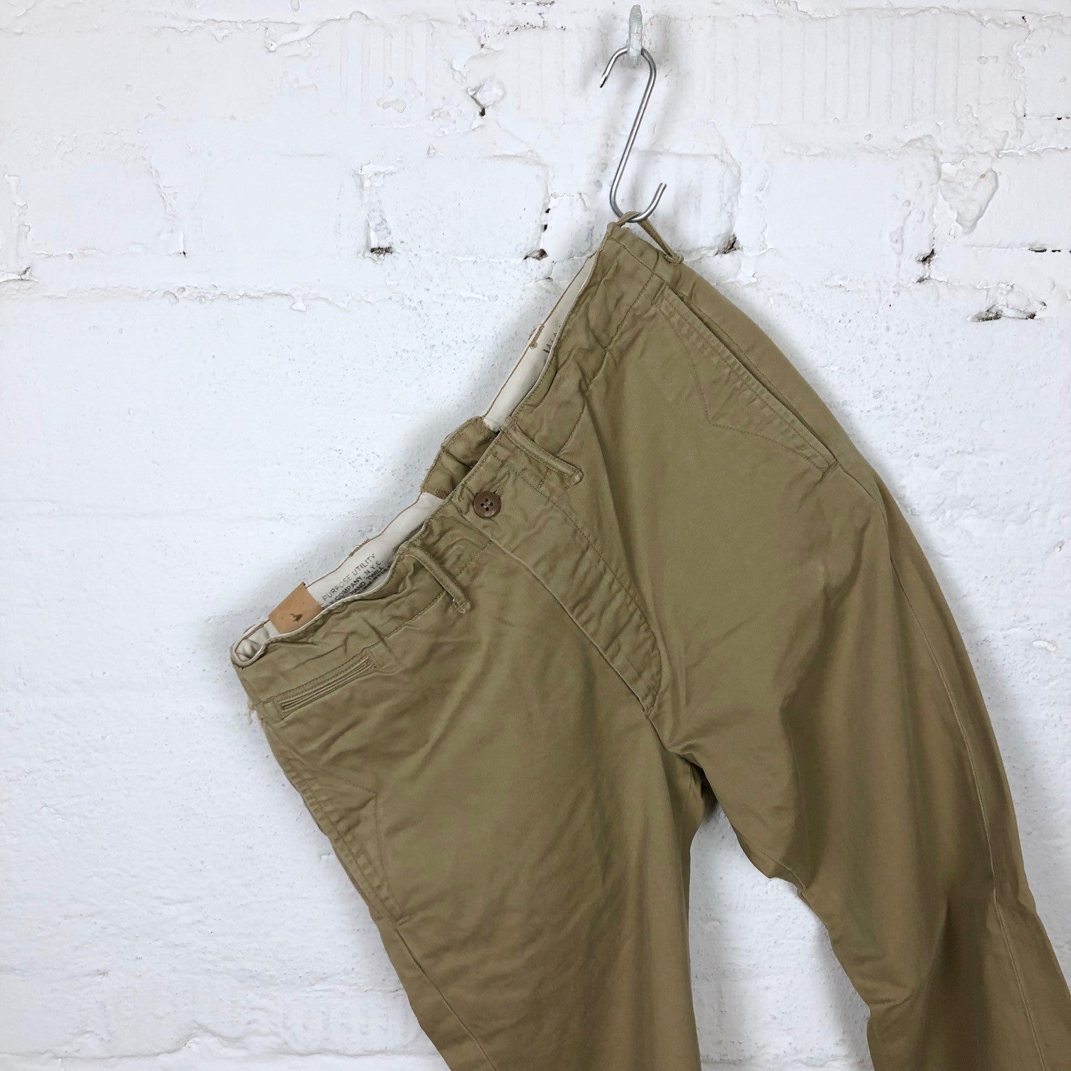 officer's chino new military khaki | rrl | made in china – stuf|f