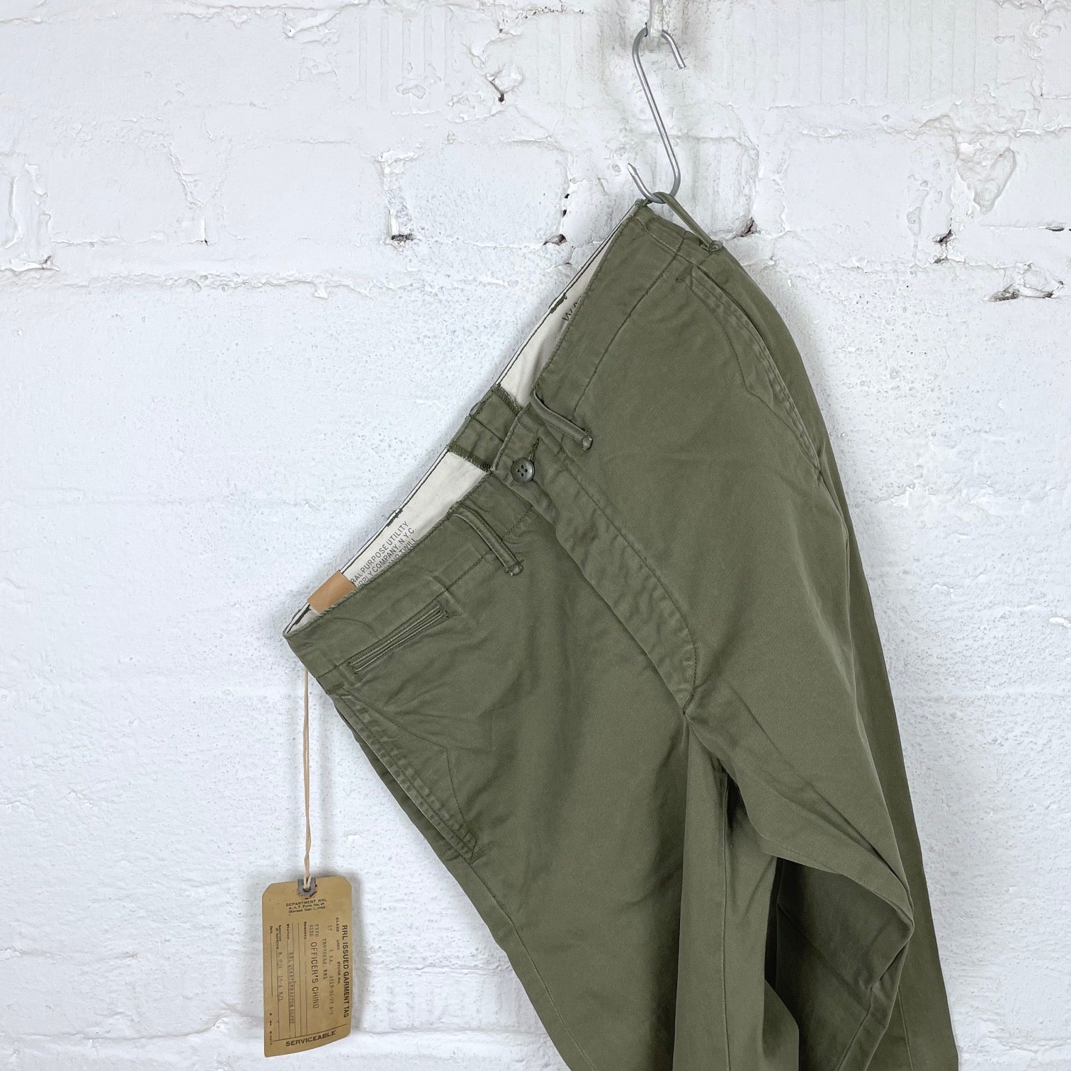officer's chino olive | rrl | made in china – stuf|f-official
