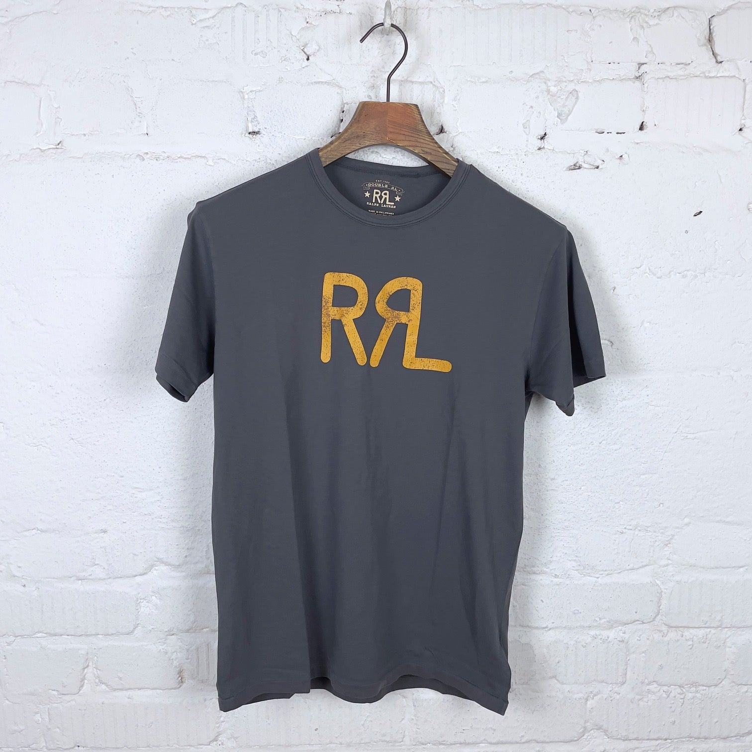 Creative Rrl Rrl Logo Rrl Ranch Logo T Shirt Navy | Rrl | Made In Philippines