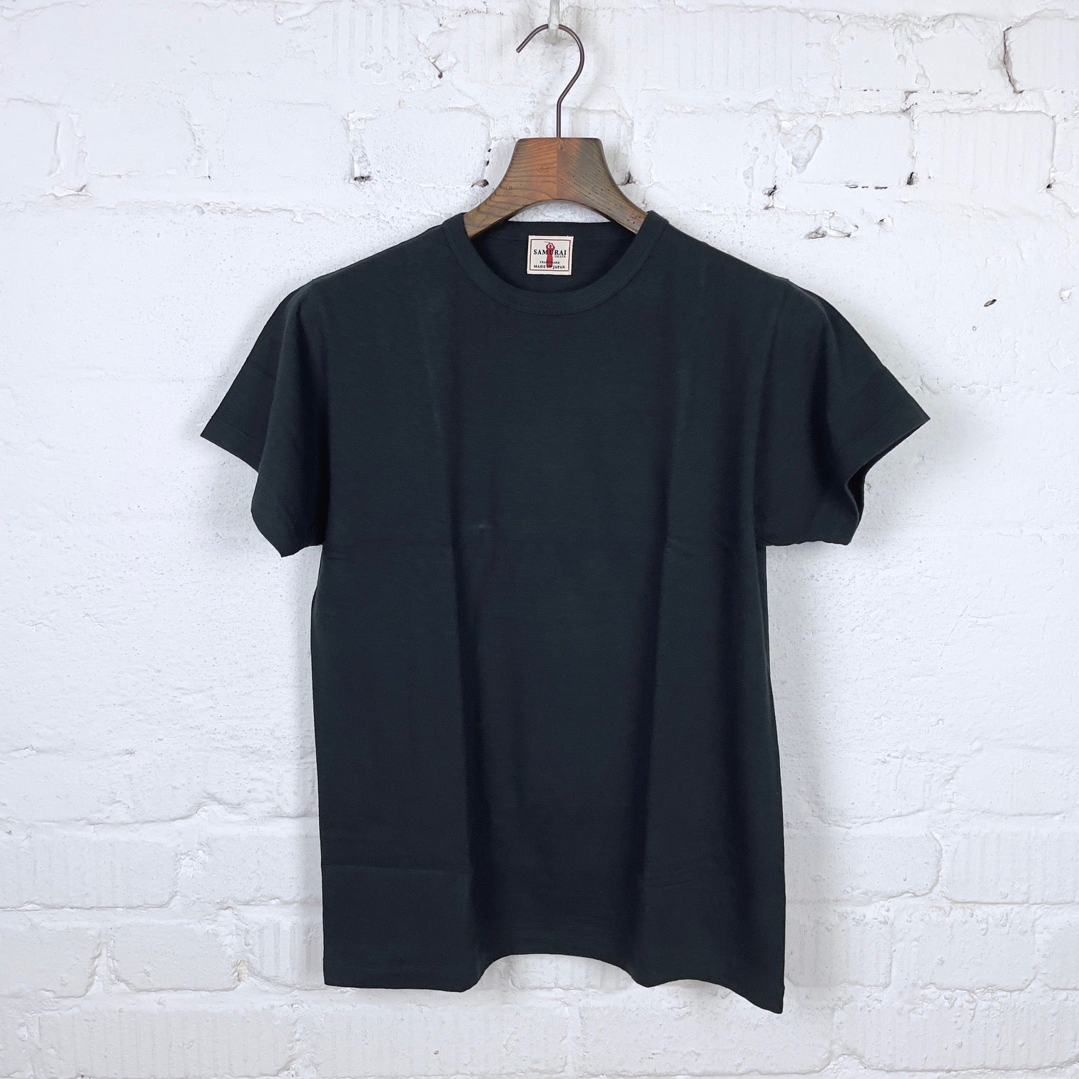 samurai | sj2pst-crew 2pack loopwheel t-shirt black – stuf|f-official