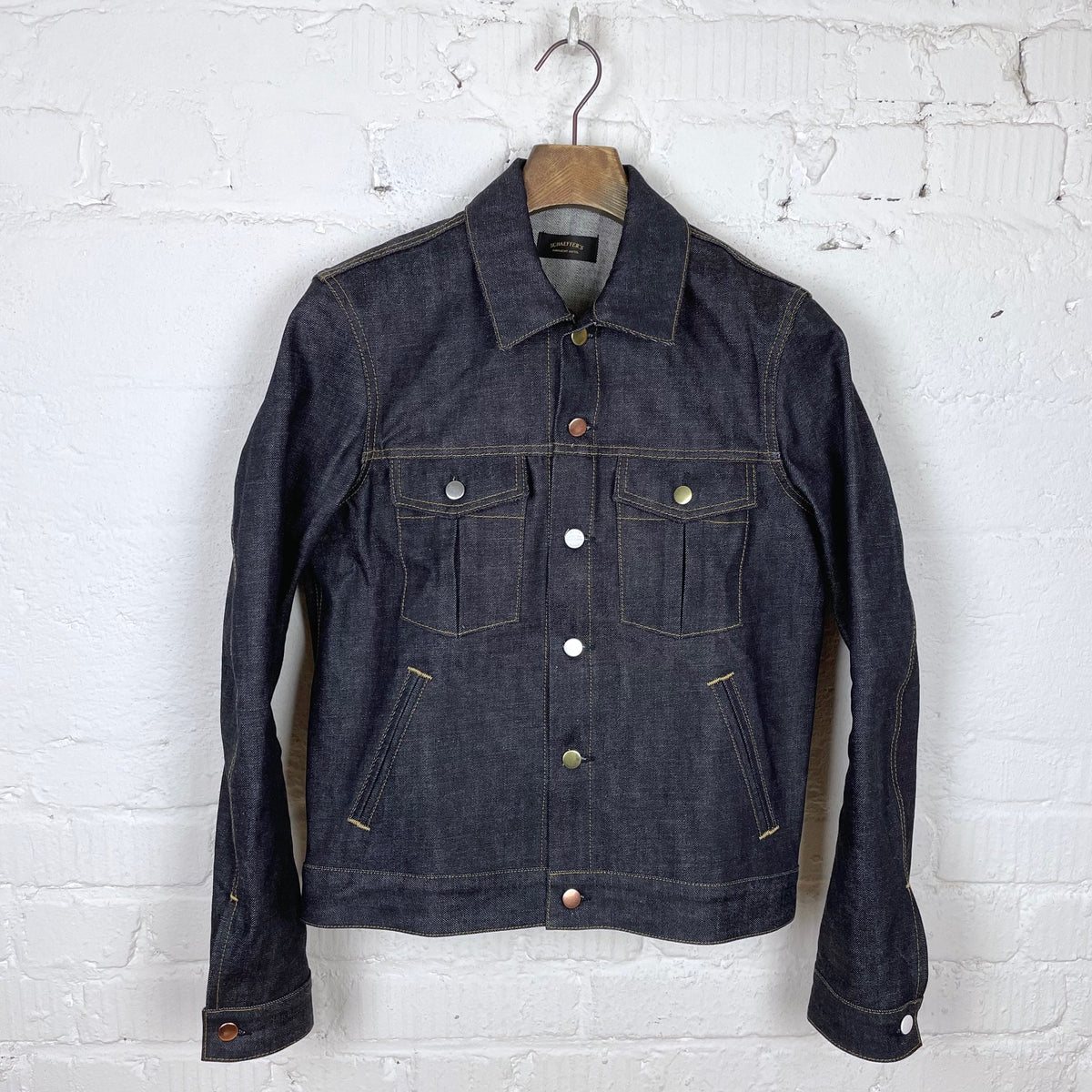 Jean Jacket Rope schaeffer's garment hotel | 16oz denim jacket rope indigo – stuf|f-official