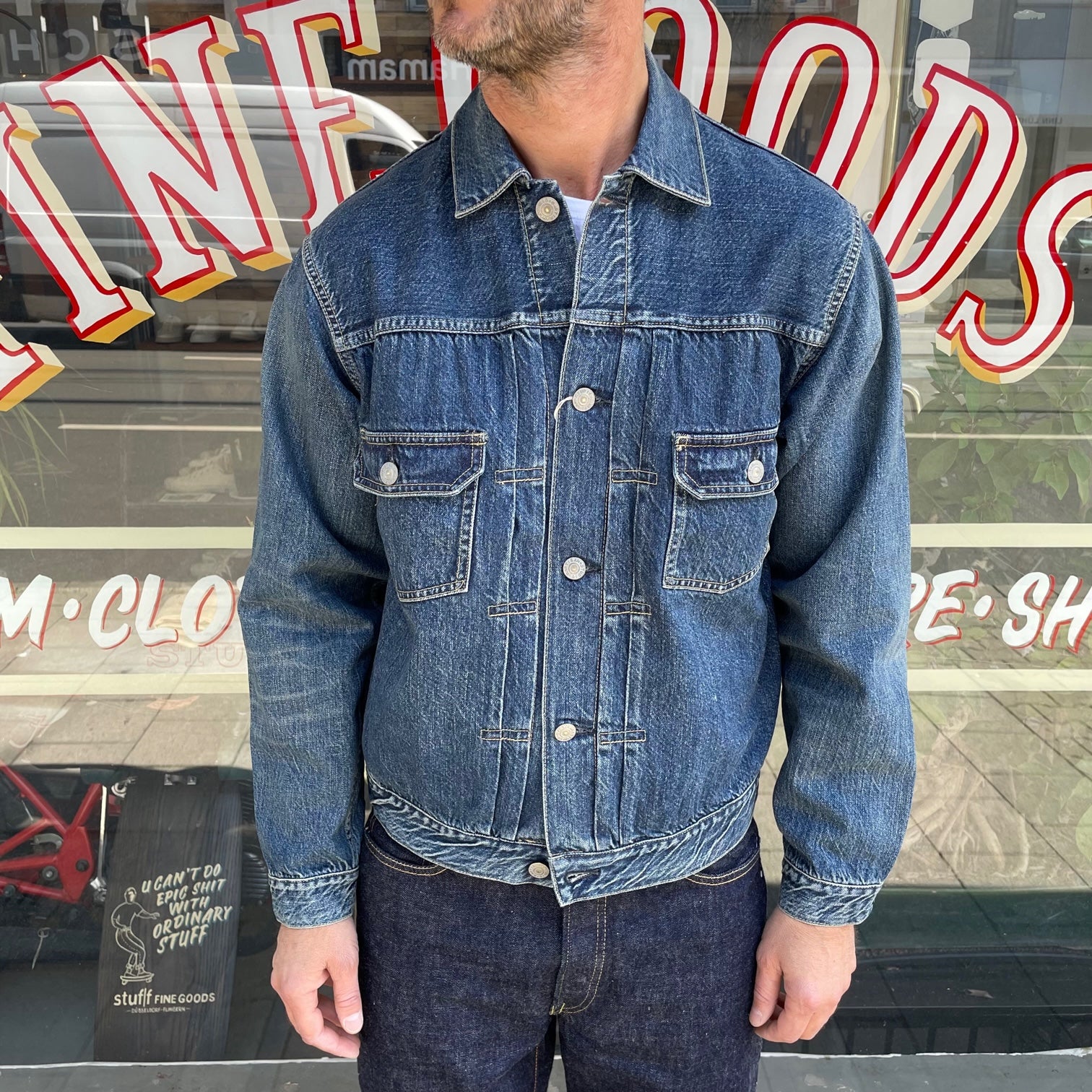 studio d'artisan | d4536u 1950 12.5oz 2nd denim jacket – stuf|f