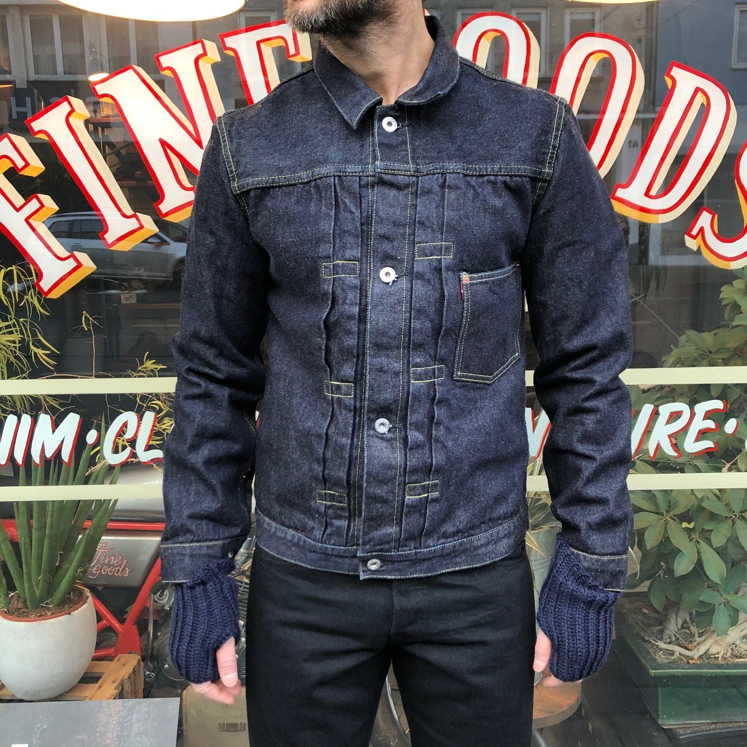 tcb | s40's denim jacket wwII model – stuf|f-official