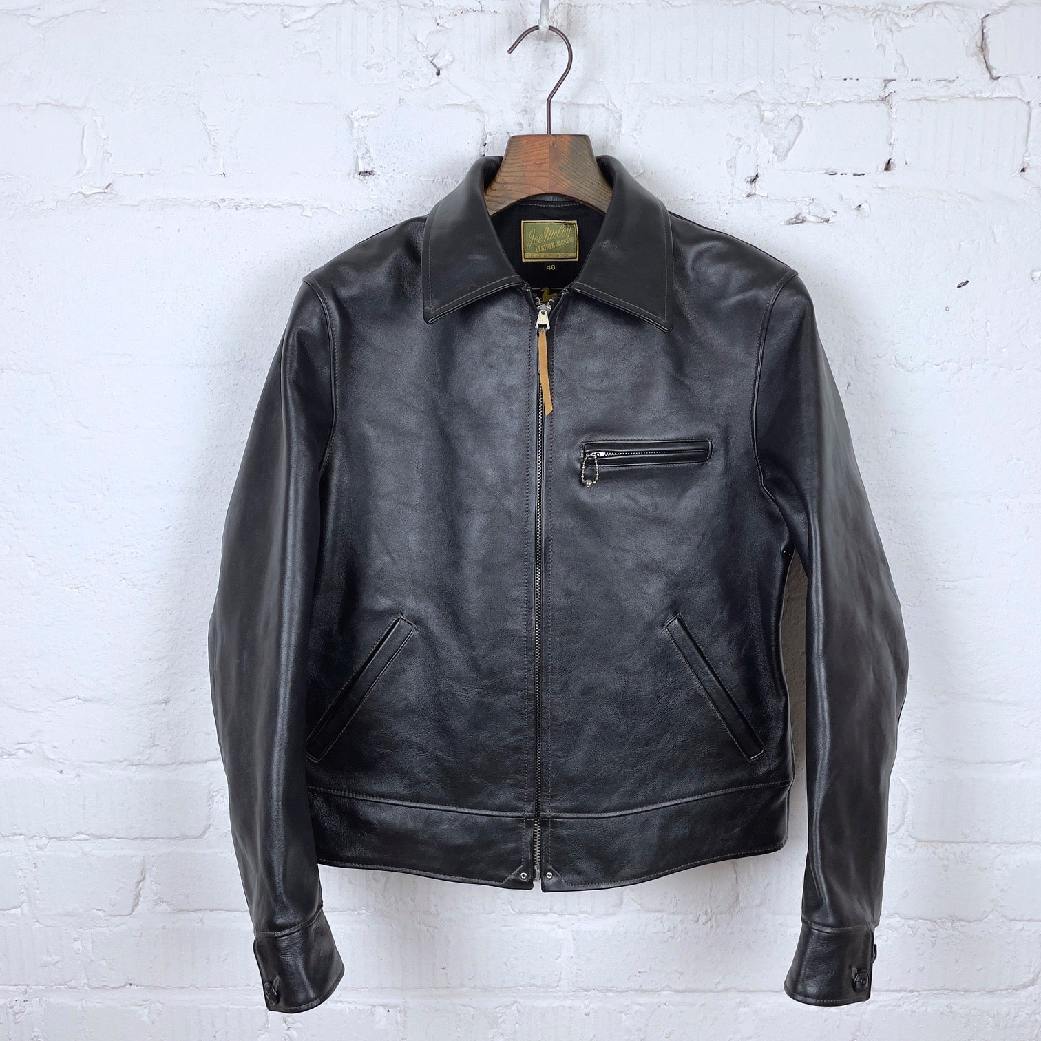 the real mccoy's 30s leather sports jacket nelson