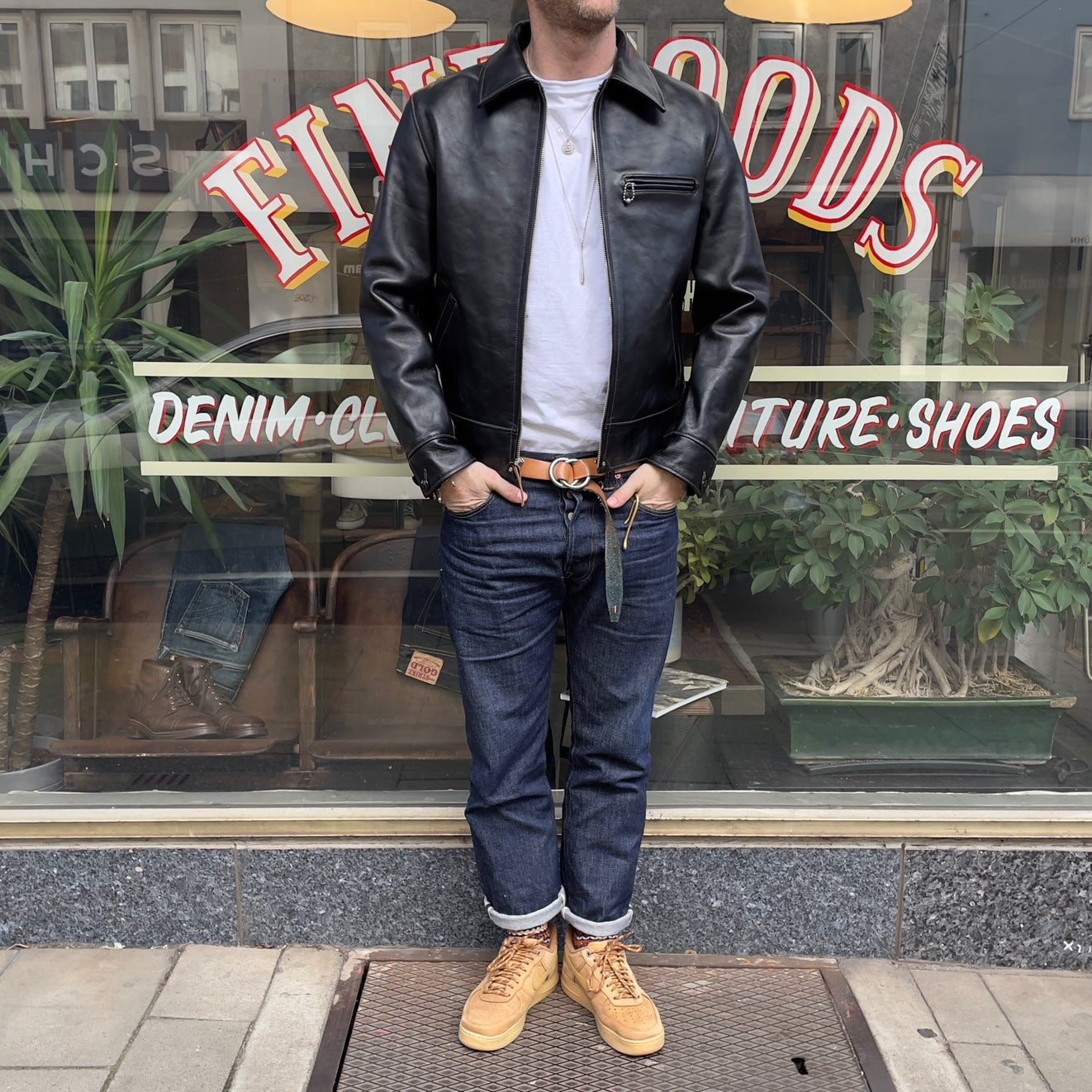 the real mccoy's 30s leather sports jacket nelson – stuf|f