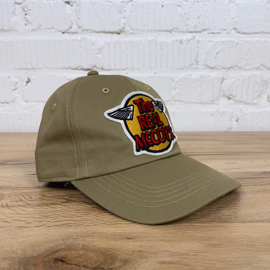 https://www.stuf-f.com/media/image/c9/29/d1/the-real-mccoys-logo-baseballcap-khaki-3.jpg