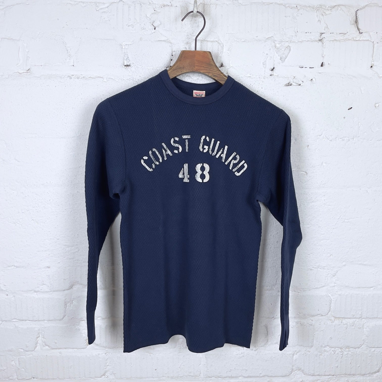 military thermal shirt navy the real mccoy's made in japan