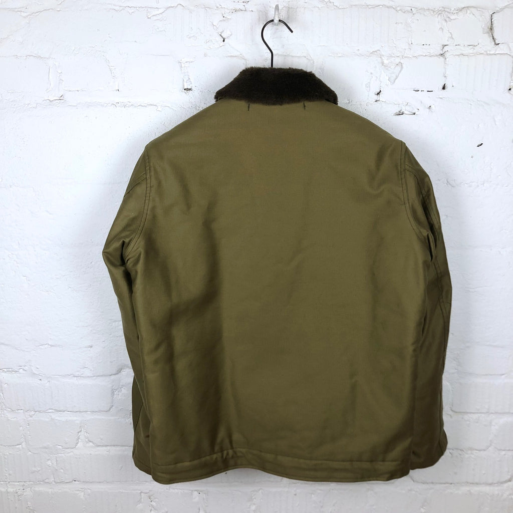https://www.stuf-f.com/media/image/d3/5e/d7/the-real-mccoys-n-1-deck-jacket-khaki-plain-3.jpg