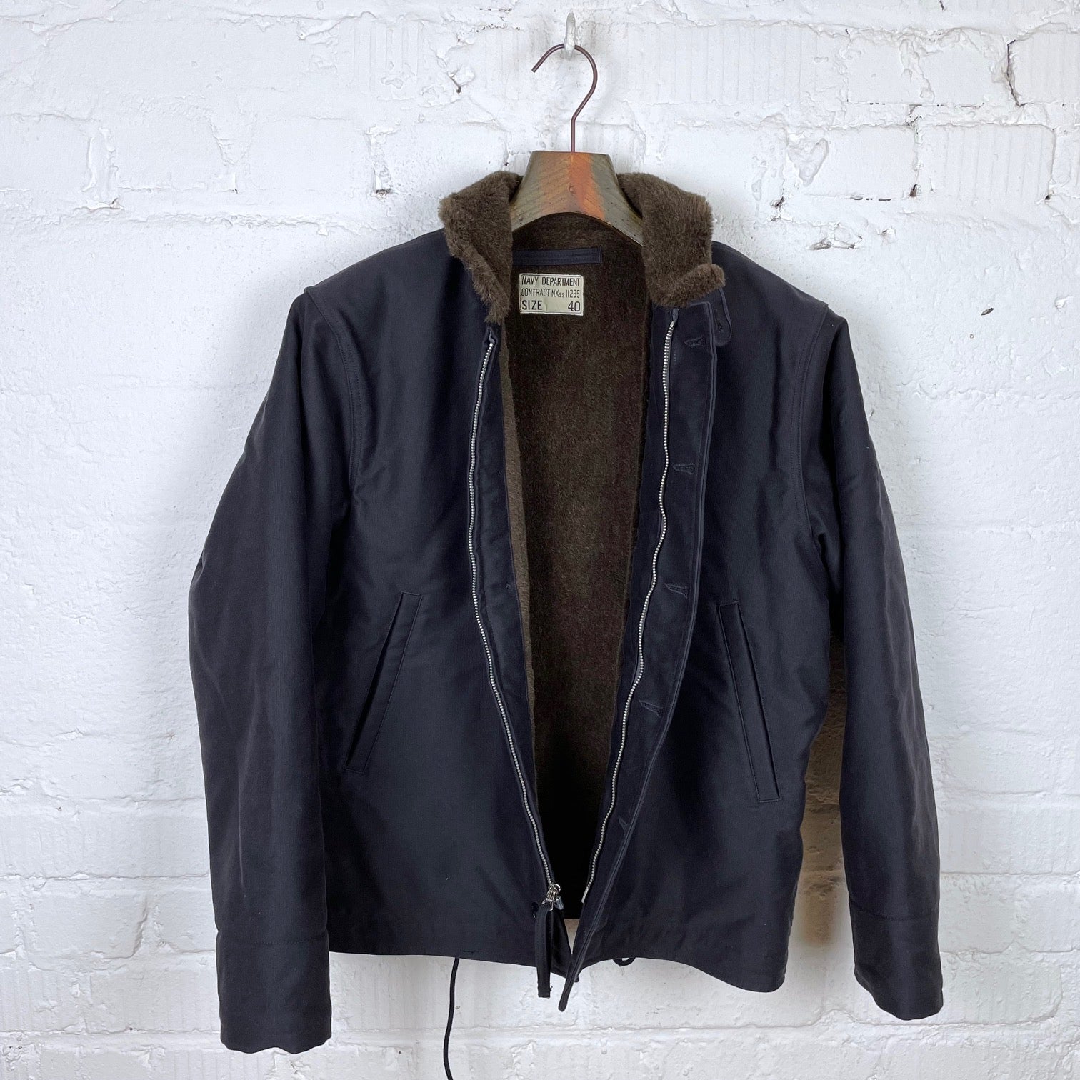 the real mccoy's | n-1 deck jacket (navy) – stuf|f-official