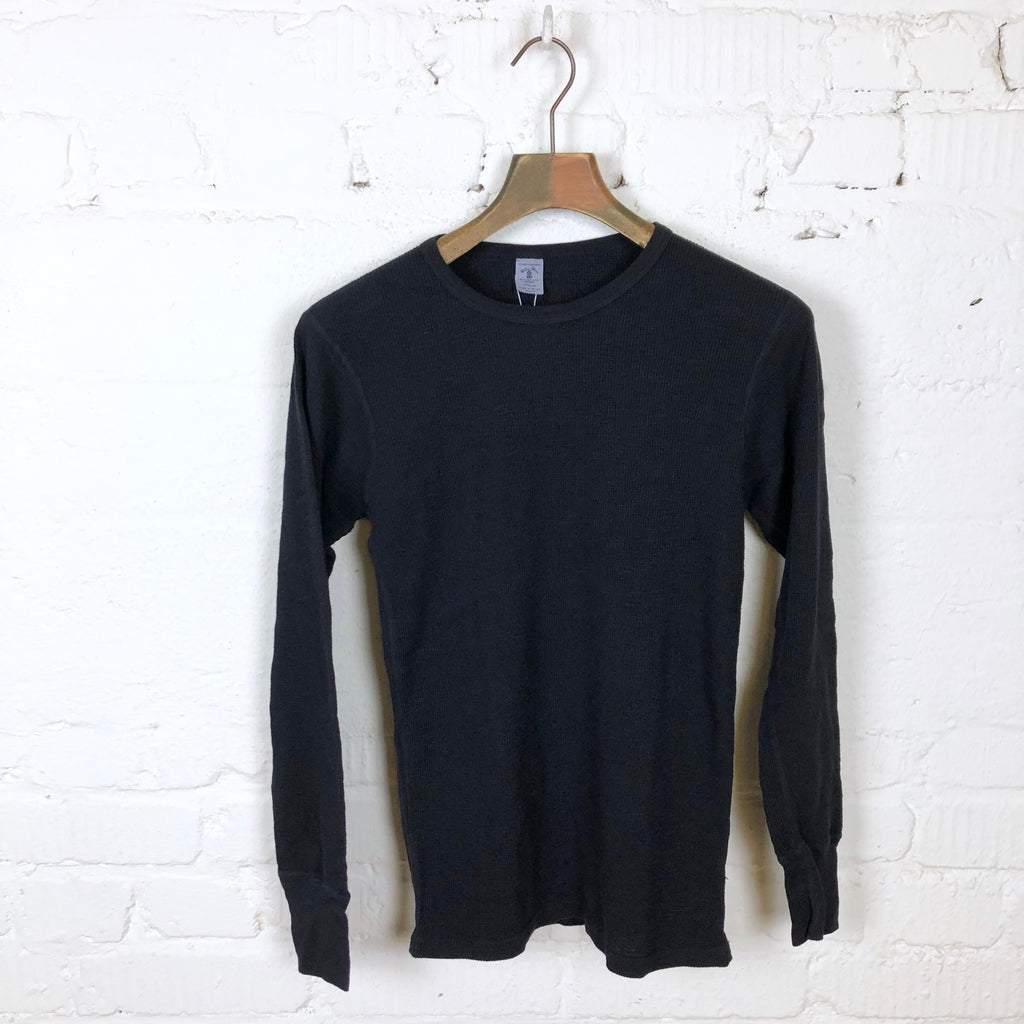 Velva Sheen Black Indigo 1-Pack Slub Thermal Shirt