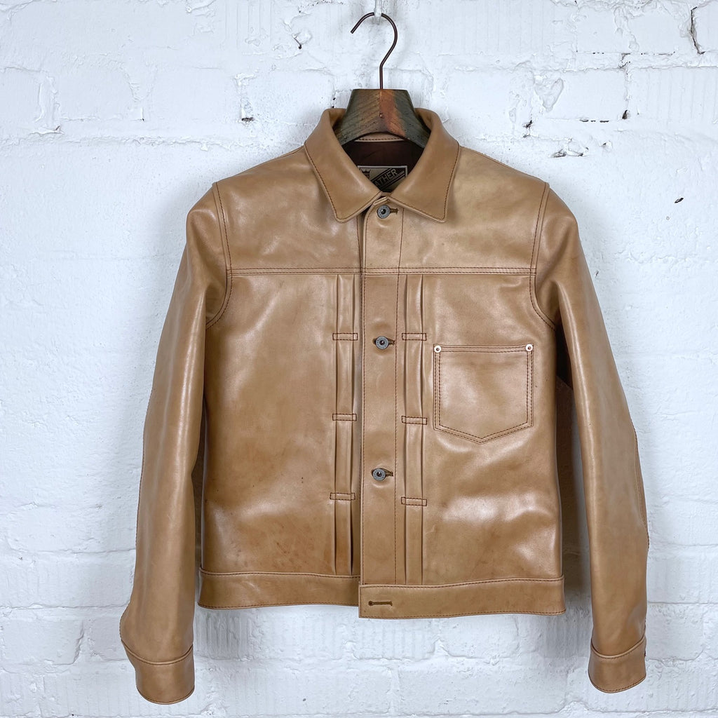 https://www.stuf-f.com/media/image/7f/65/ee/y-2-leather-kb-140-t-kakishibu-persimmon-tanned-horsehide-type-1-jacket-1.jpg