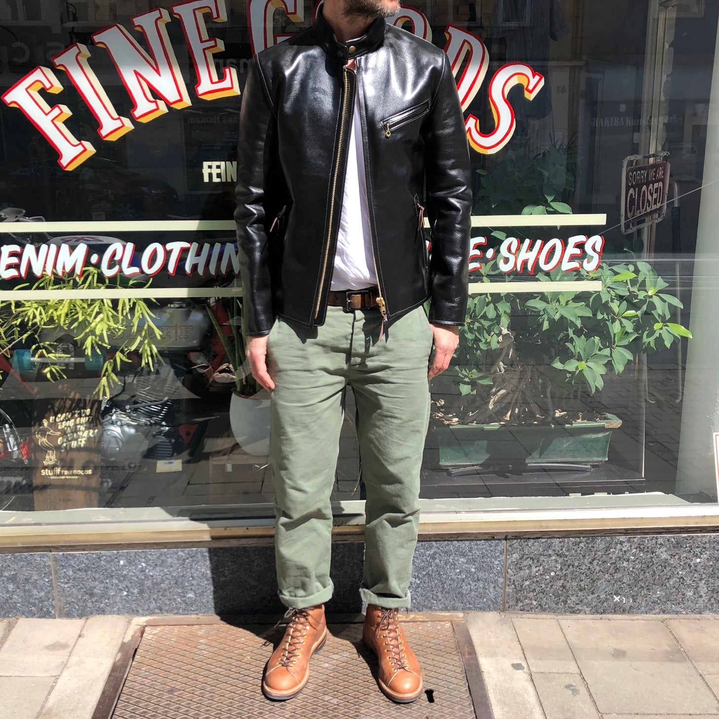 vintage horse single riders black (hr-41) | y'2 leather | made in