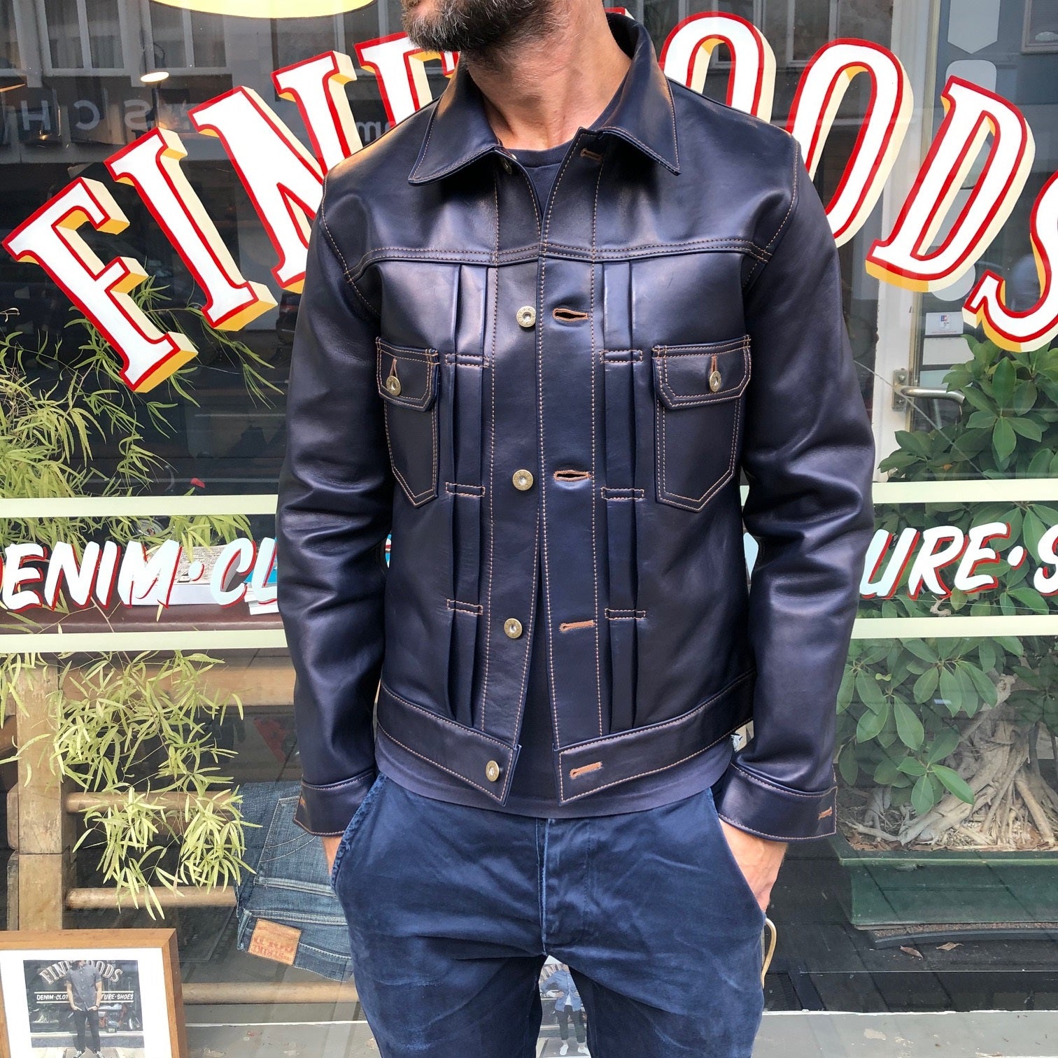 【2025最新作】 y'2 leather | indigo horse hide type II g jacket (ib-141 ジャケット・アウター